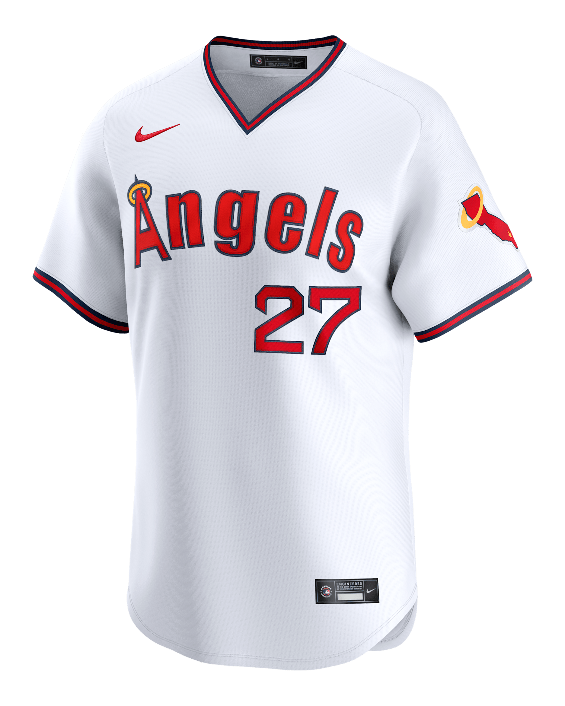 Mike Trout Los Angeles Angels Men's Nike Dri-FIT ADV MLB Limited Jersey - White