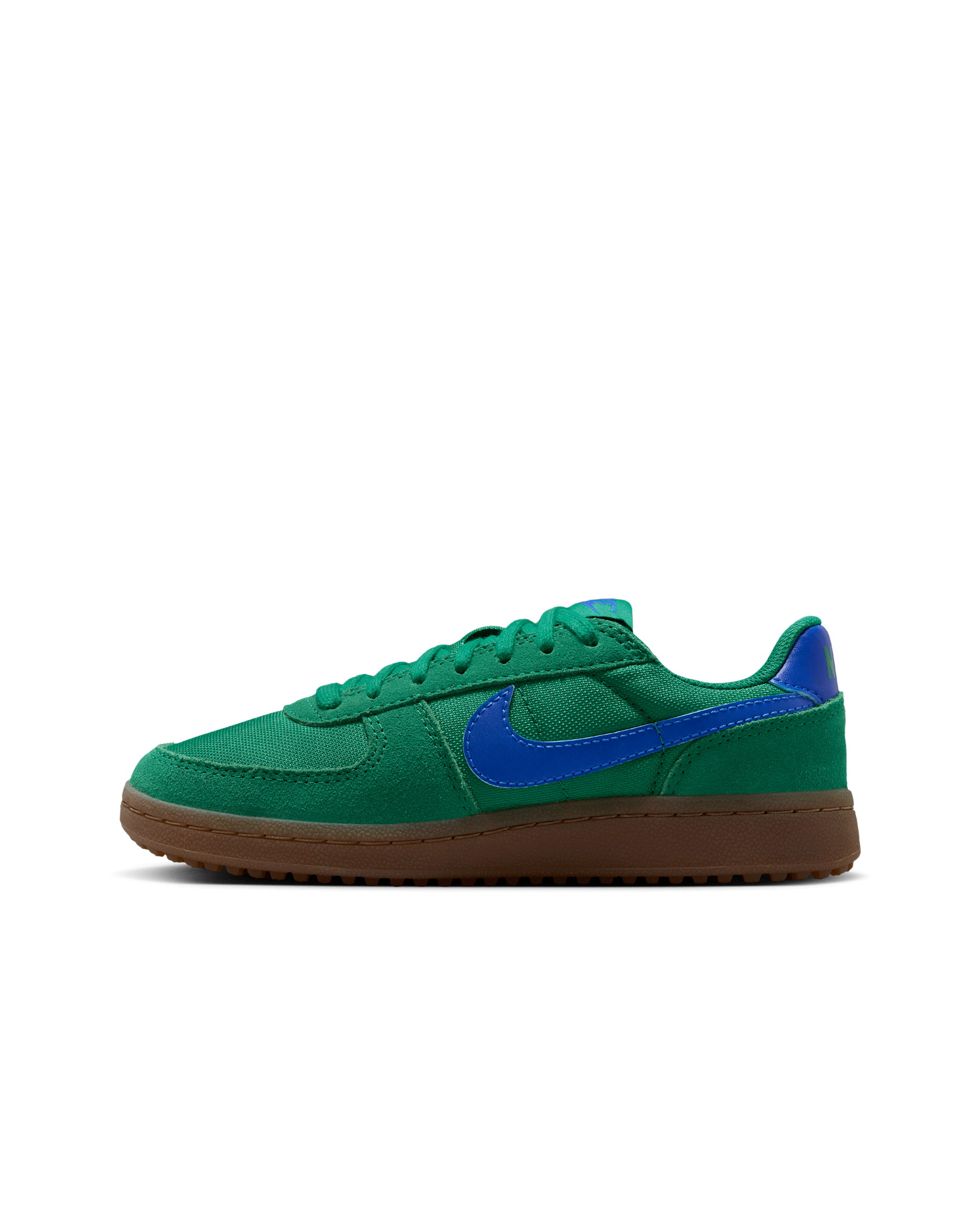 Nike Field General Big Kids' Shoes - Malachite/Gum Medium Brown/Hyper Royal