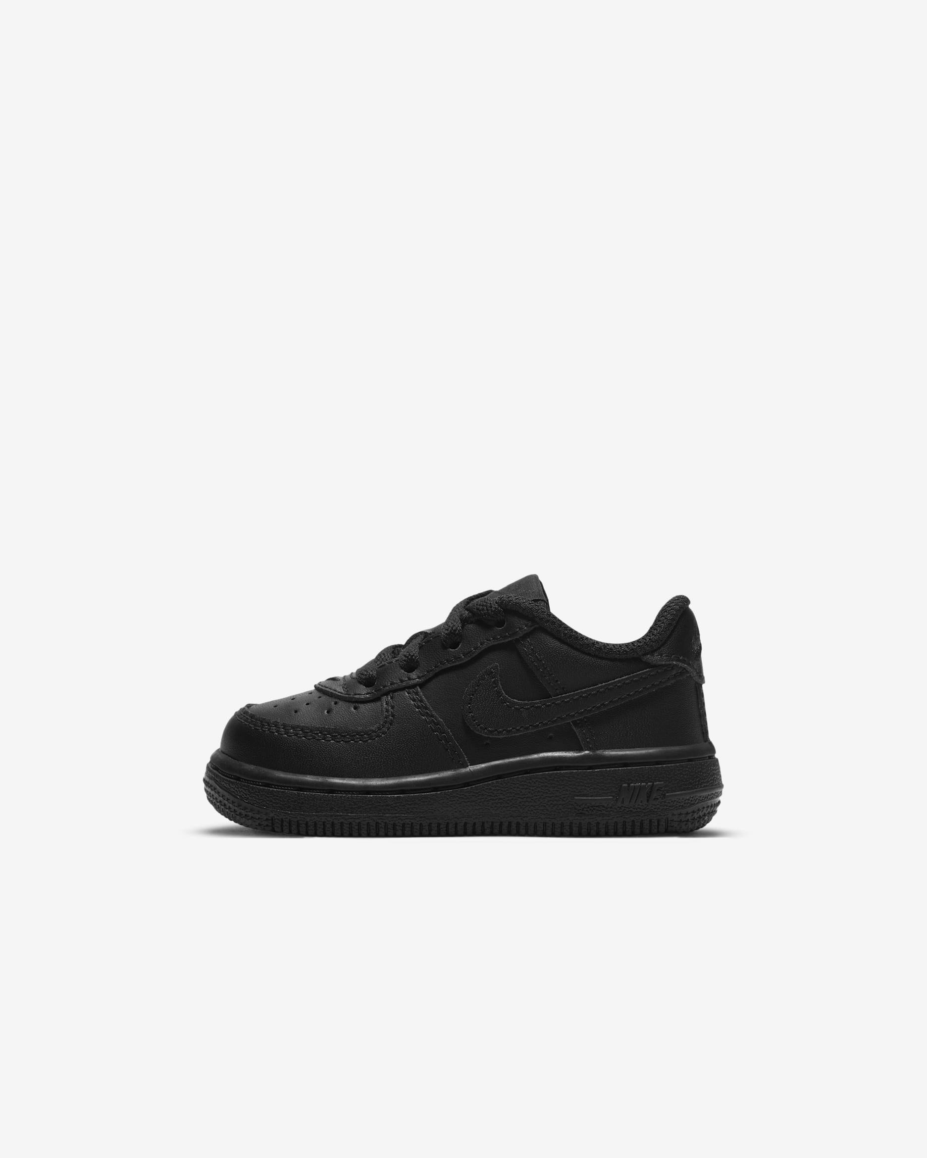 Tenis para bebé e infantil Nike Force 1 LE - Negro/Negro