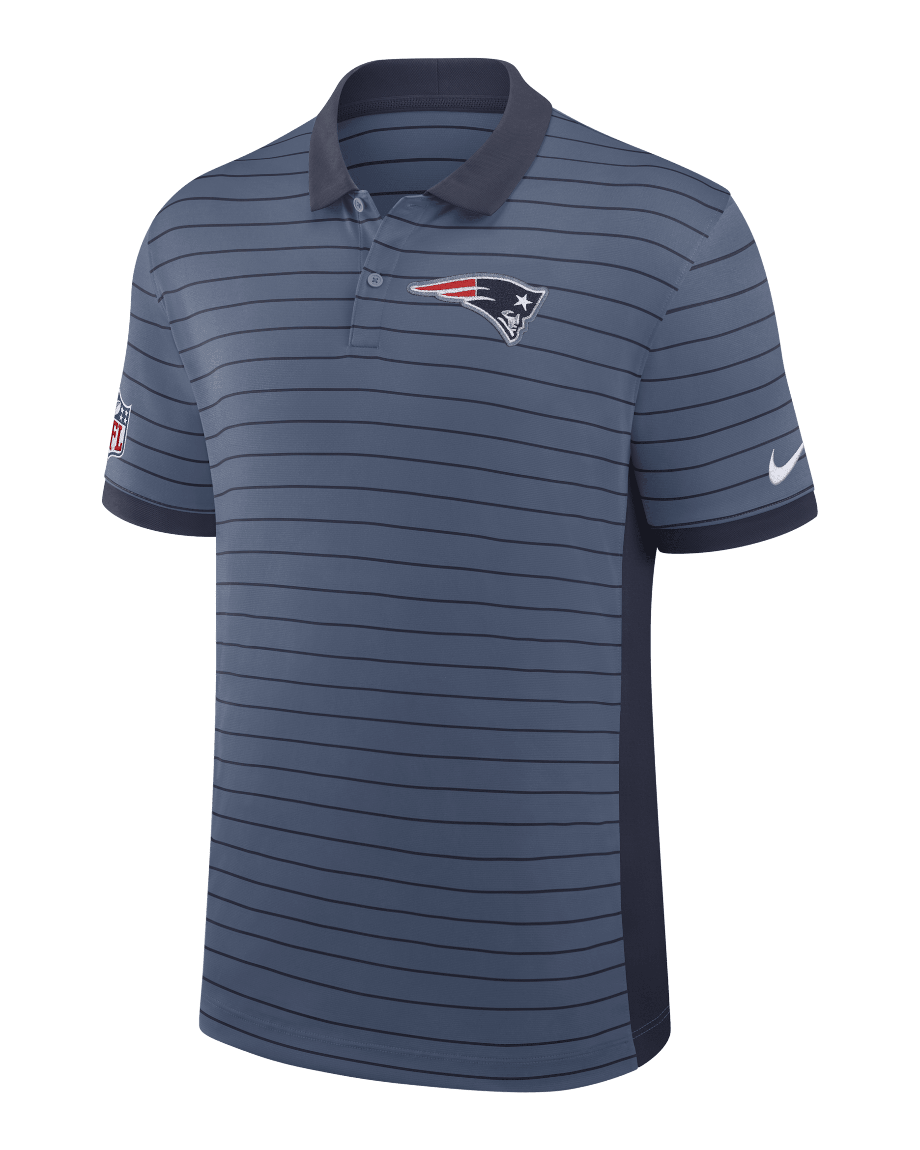 New England Patriots Rivalries Collection Sideline Victory Men's Nike Dri-FIT NFL Polo - Blue