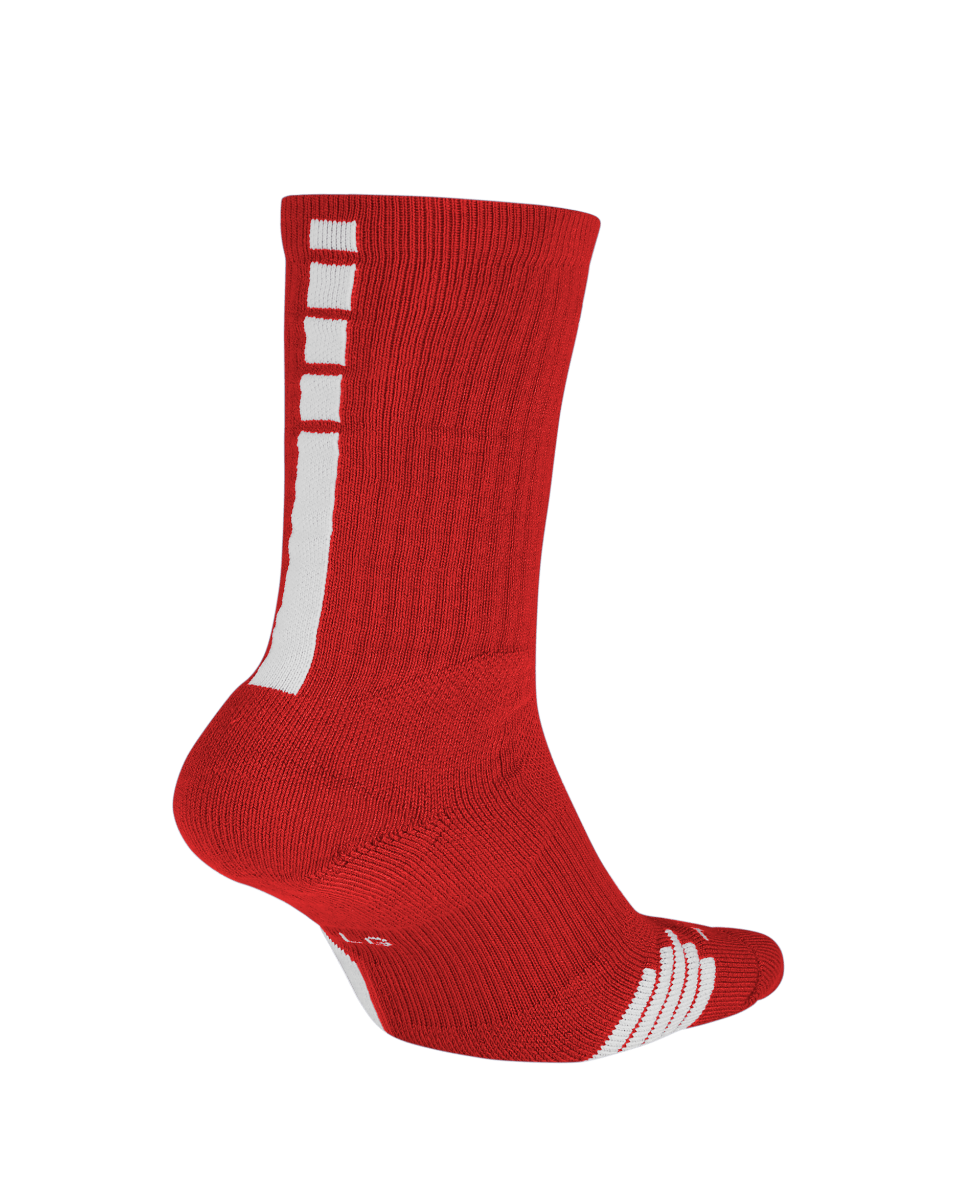Nike Elite Crew Basketball Socks - University Red/White/White