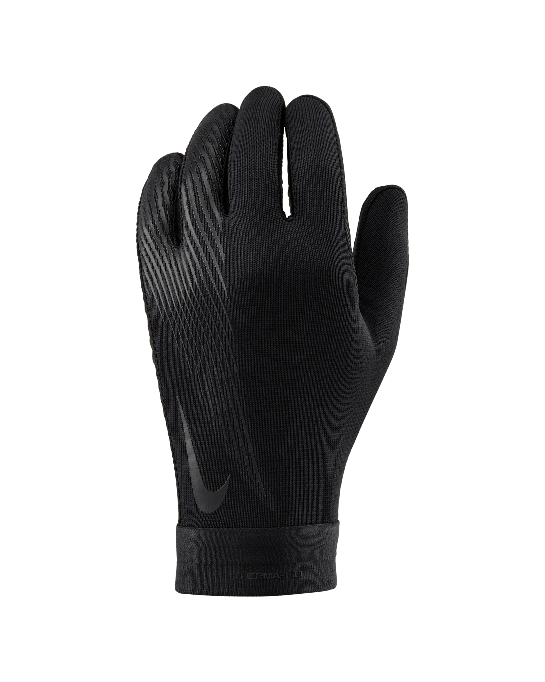 Nike Academy Therma-FIT Football Gloves - Black/Black/Black