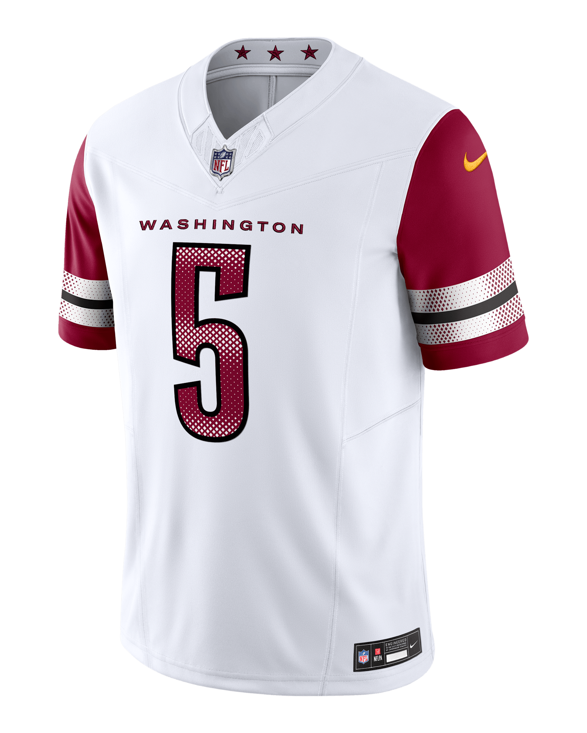 Jayden Daniels Washington Commanders Men's Nike Dri-FIT NFL Limited Jersey - White