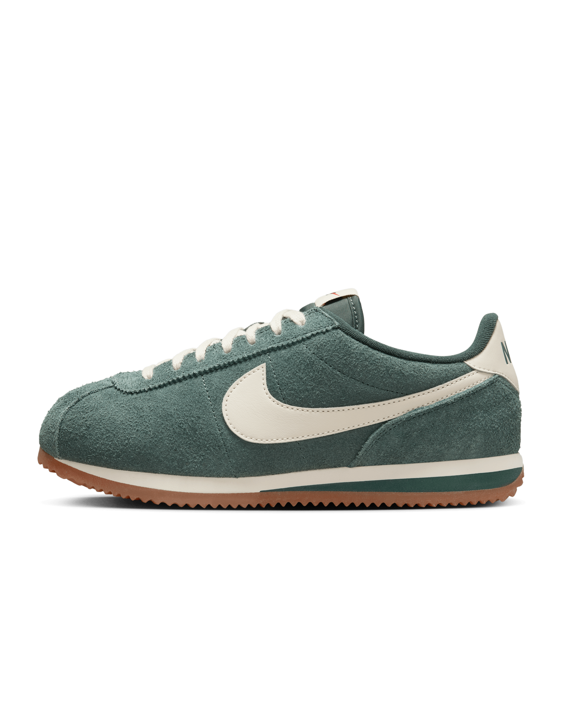 나이키 코르테즈 빈티지 스웨이드 여성 신발 - 빈티지 그린/검 미디엄 브라운/모슬린
