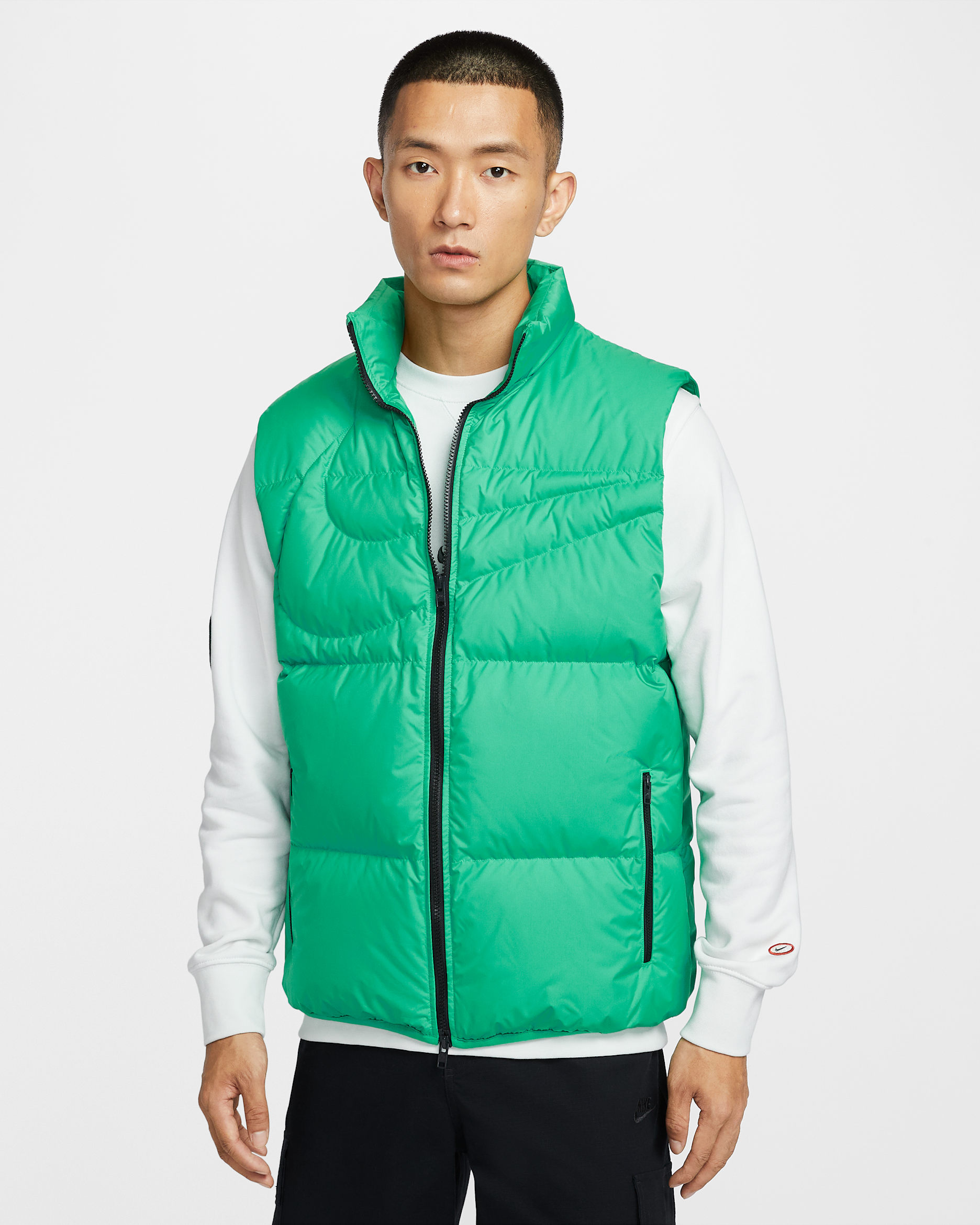 Nike Sportswear Club Men's Therma-FIT Loose Vest - Stadium Green/Stadium Green