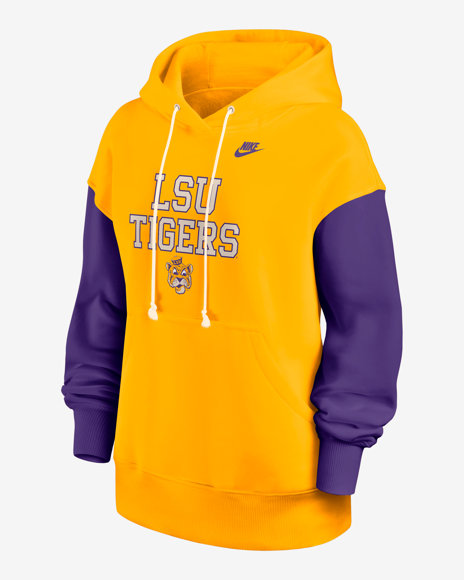 LSU Legacy Phoenix Women's Nike College Pullover Hoodie - Gold