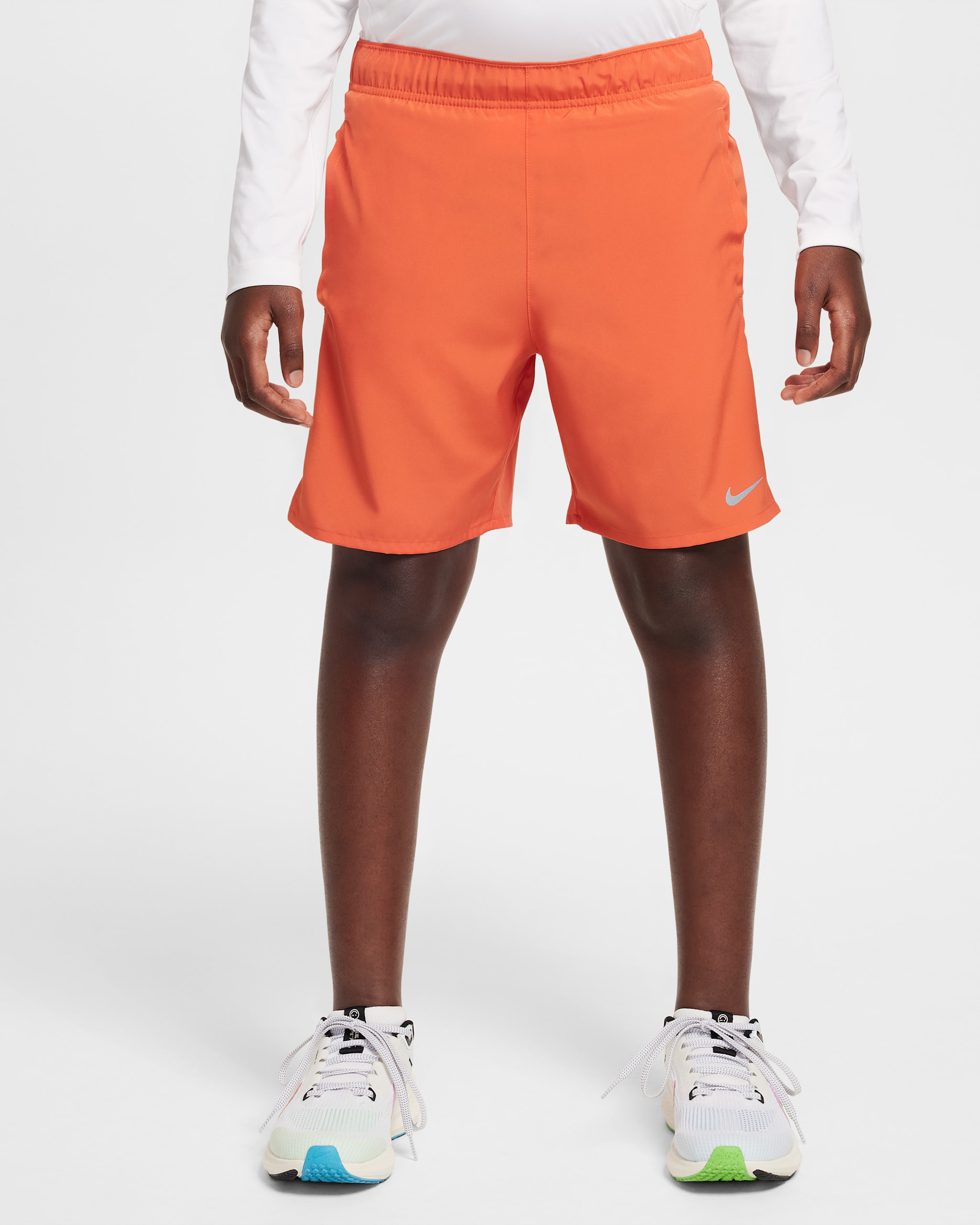 Shorts de entrenamiento para niño talla grande Nike Dri-FIT Challenger - Coral vintage/Coral vintage