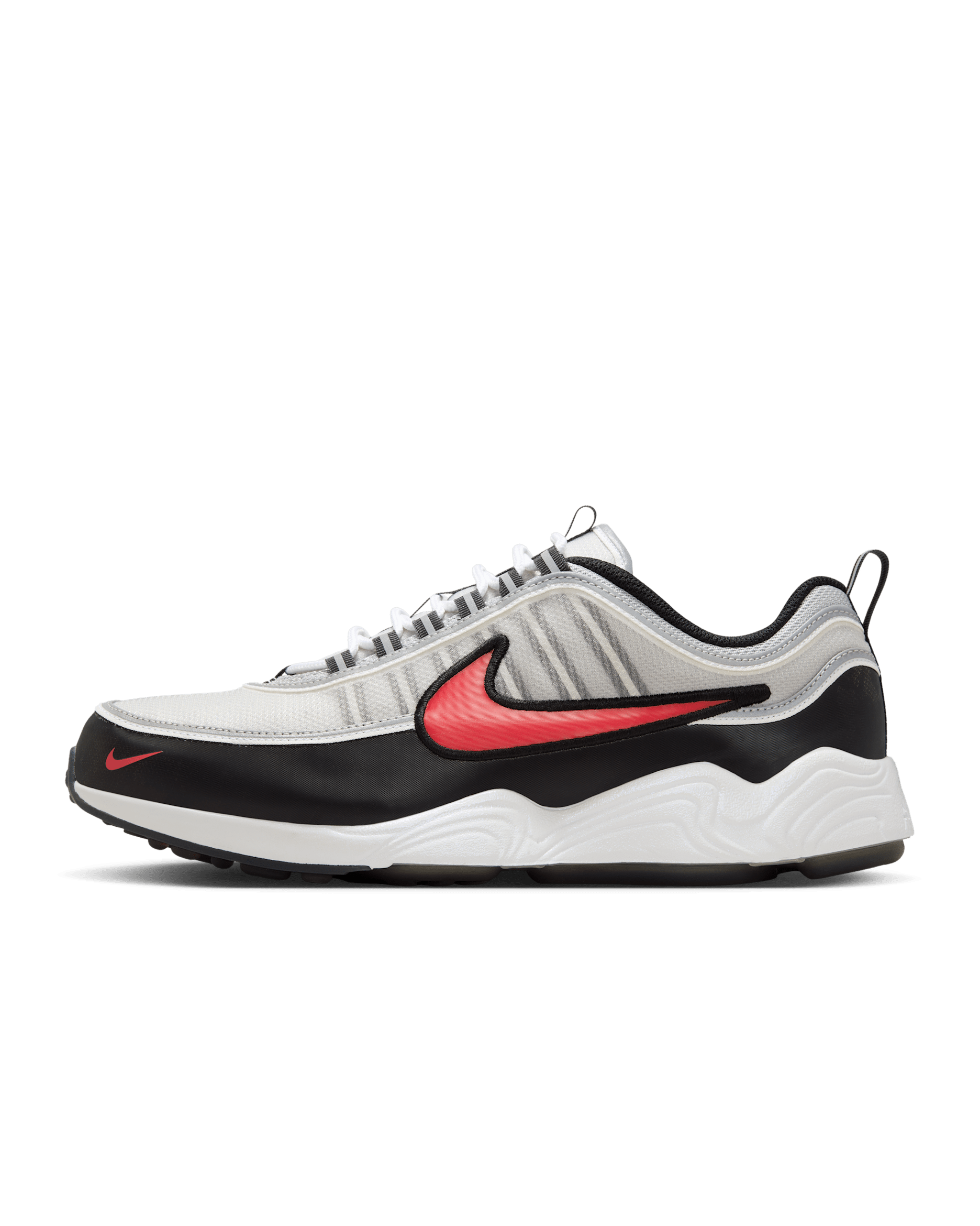 ナイキ エア ズーム スピリドン メンズシューズ - メタリックシルバー/ブラック/ホワイト/スポーツレッド