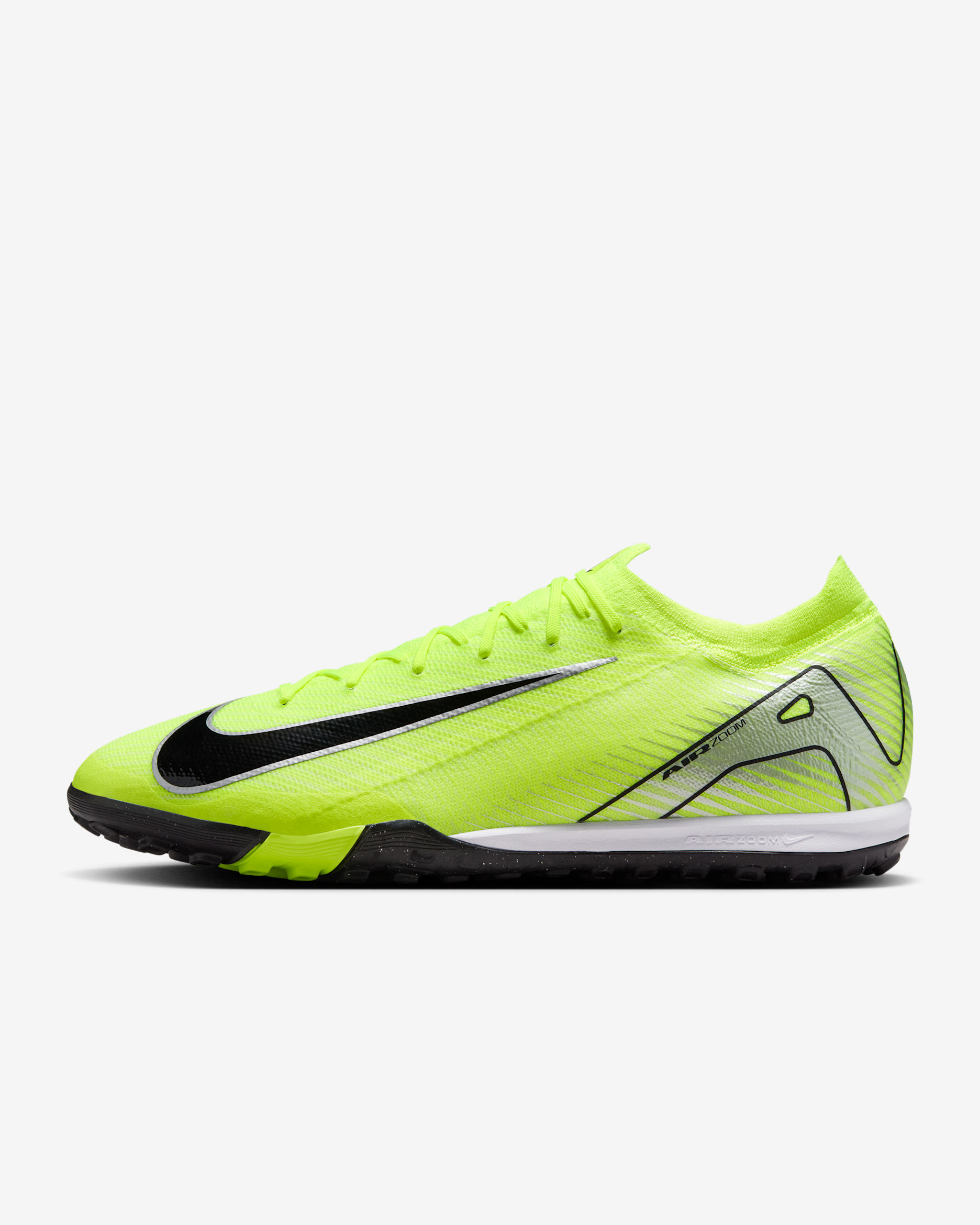 Nike Mercurial Vapor 16 Pro Turf Low-Top Soccer Shoes - Volt/Black