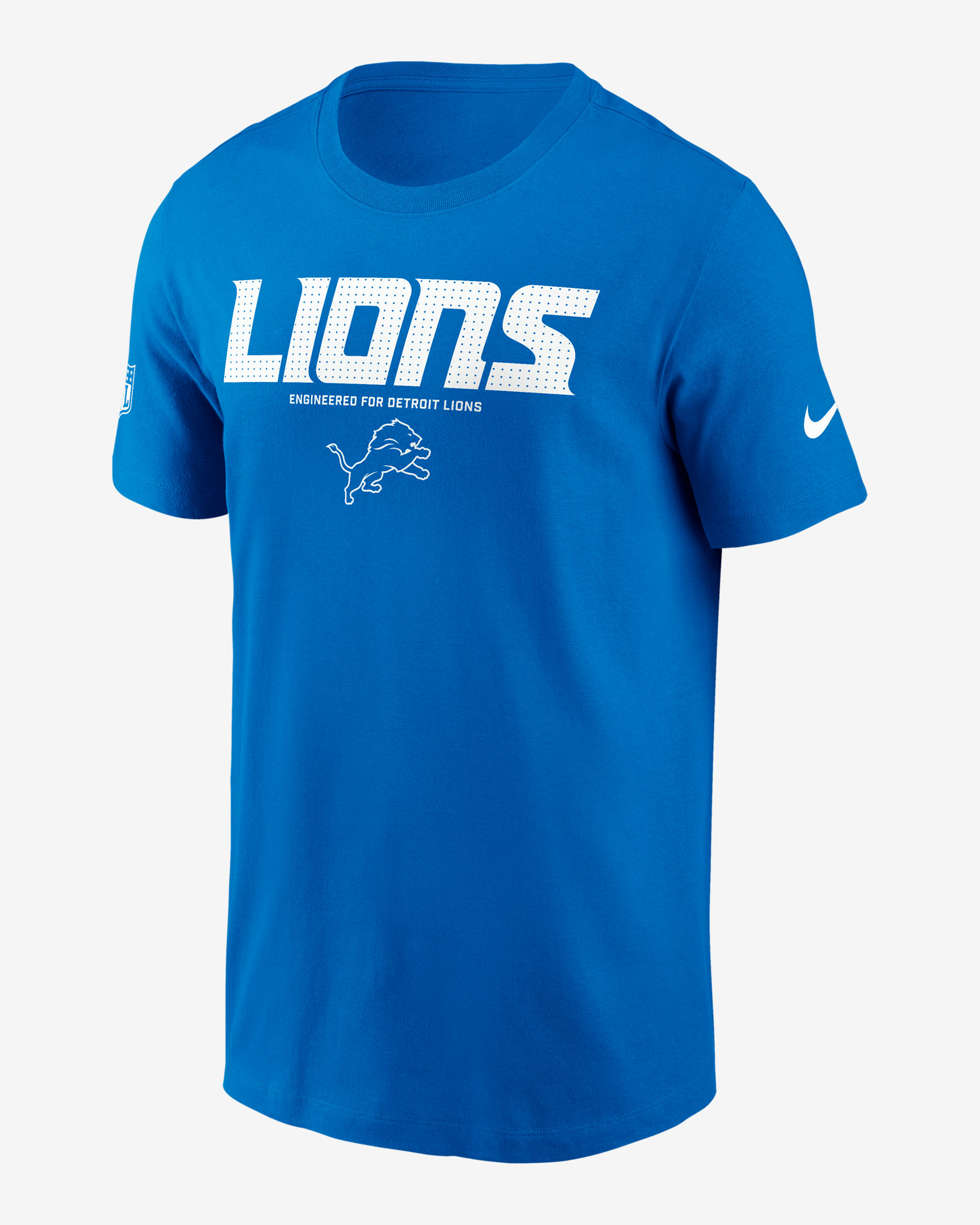 Detroit Lions Sideline Team Issue Men's Nike Dri-FIT NFL T-Shirt - Blue