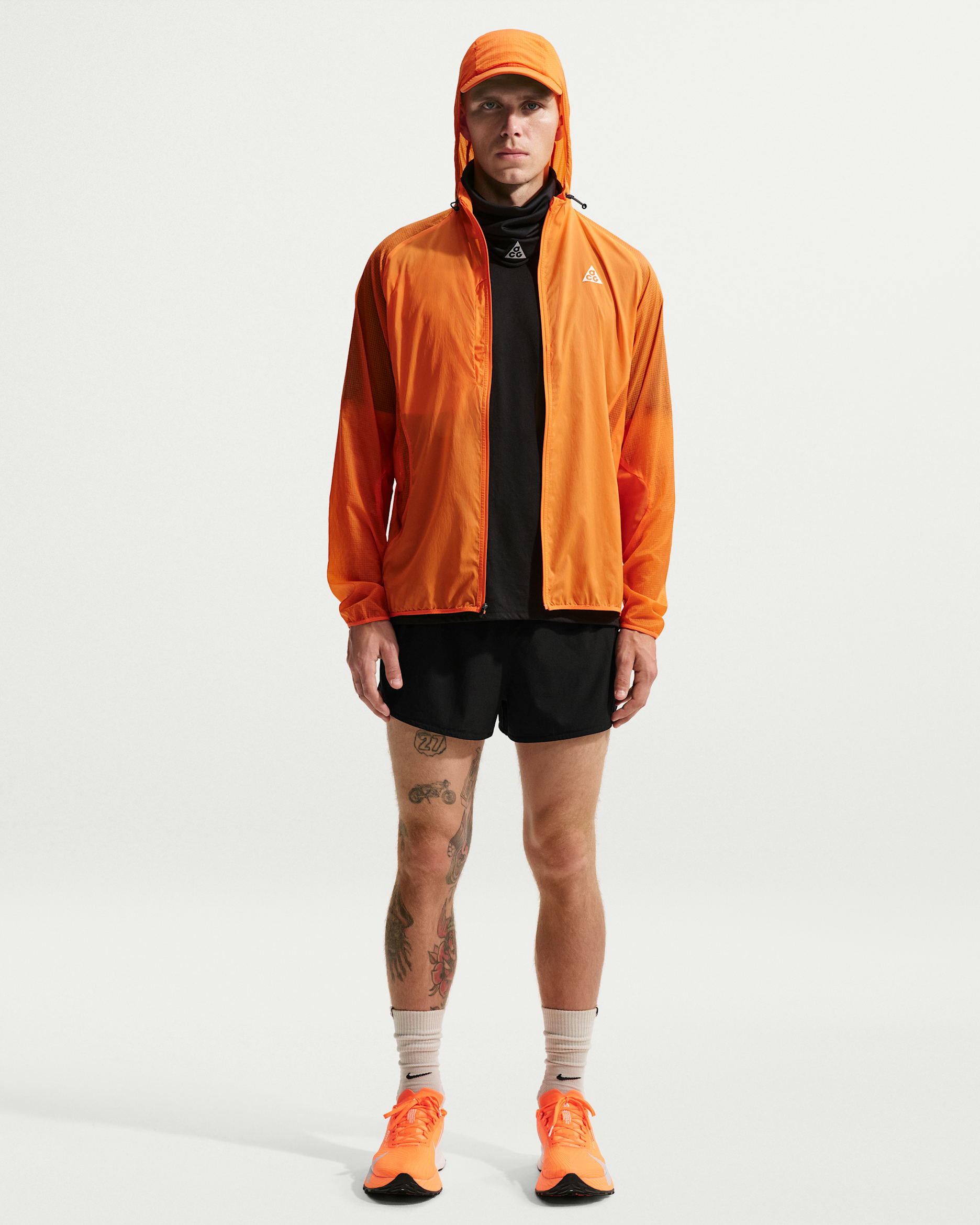 Nike ACG 'Trailwind' Men's Dri-FIT ADV 3" Brief-Lined Shorts - Black/Black/Summit White