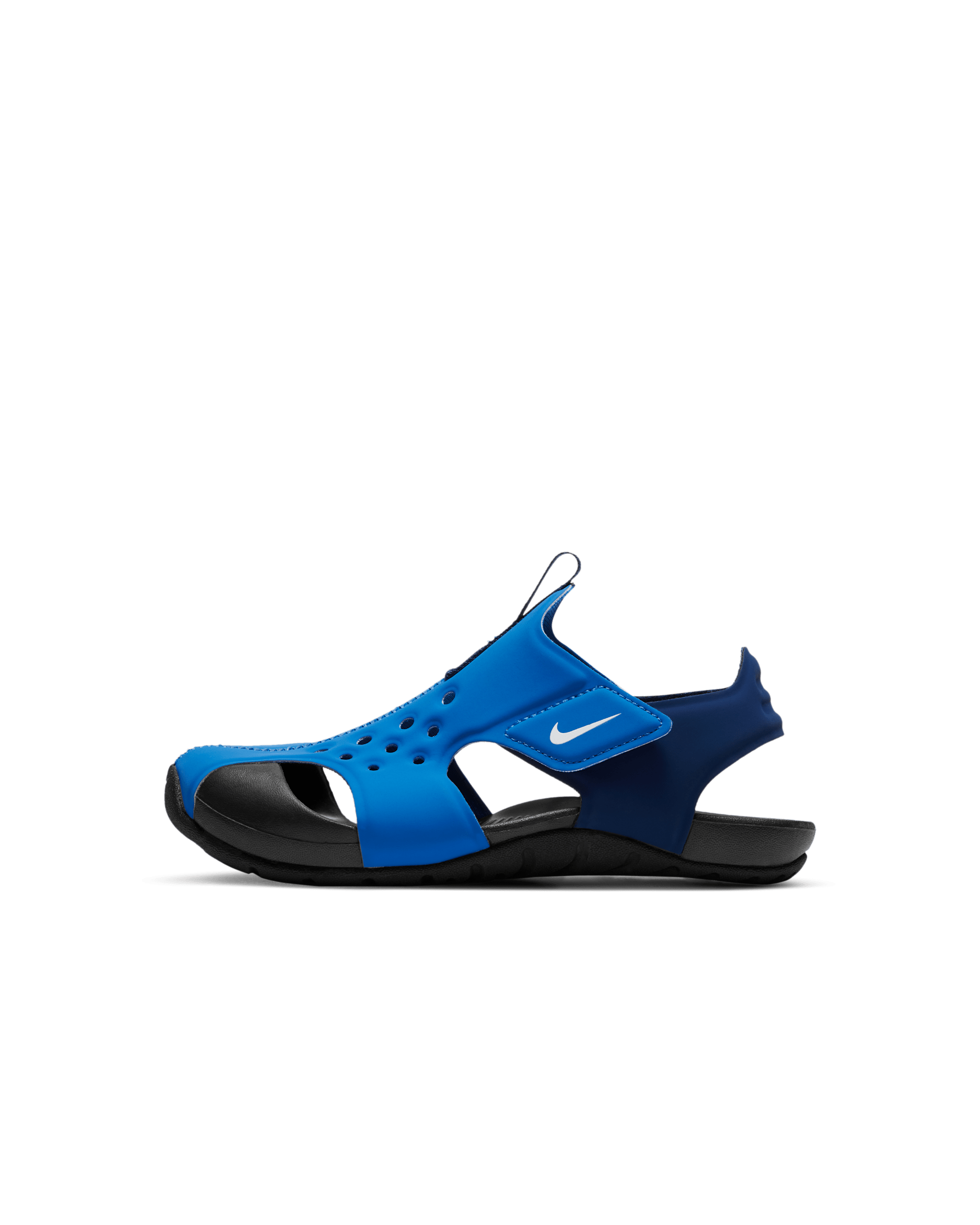 Sandalias para niños de preescolar Nike Sunray Protect 2 - Azul señal/Azul vacío/Negro/Blanco
