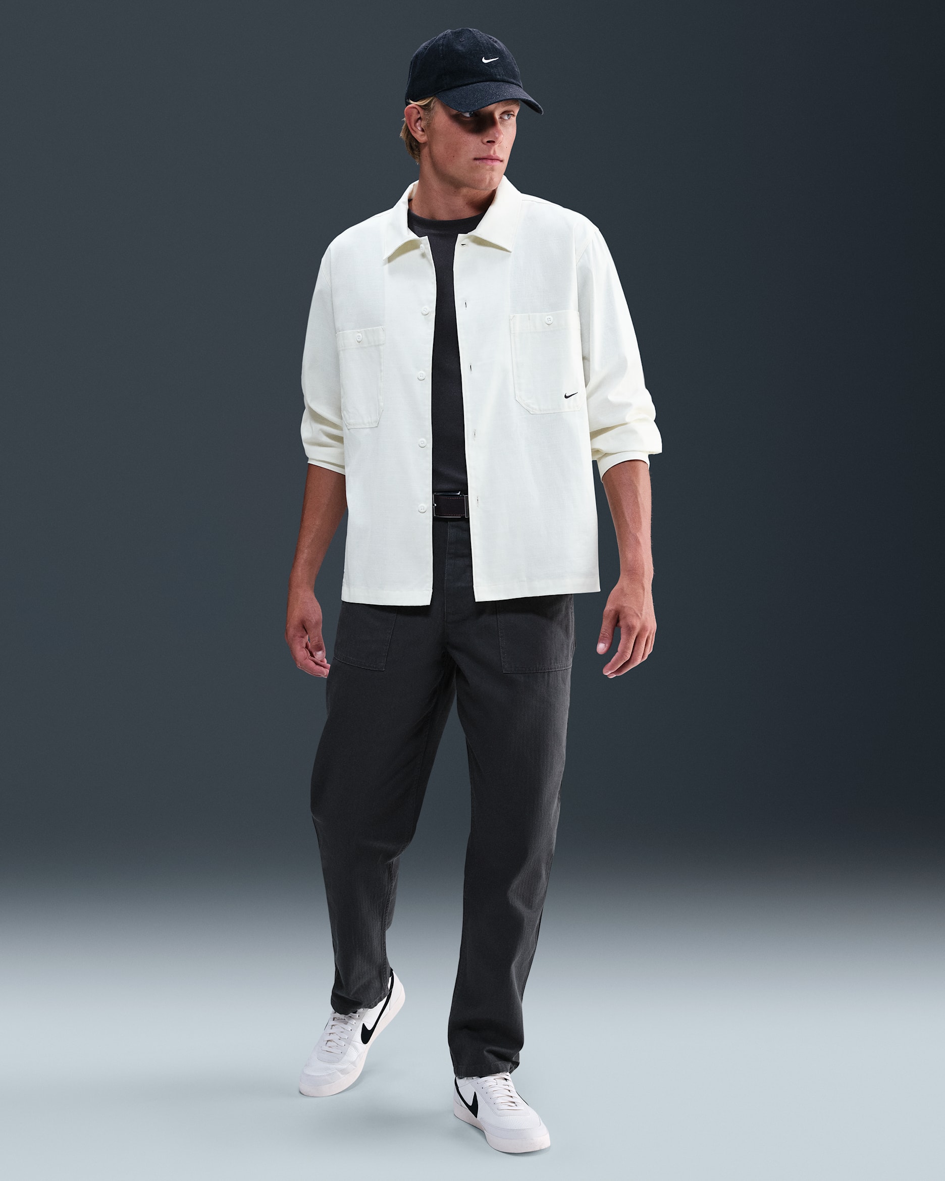 Nike Life Men's Fatigue Trousers - Anthracite/Anthracite