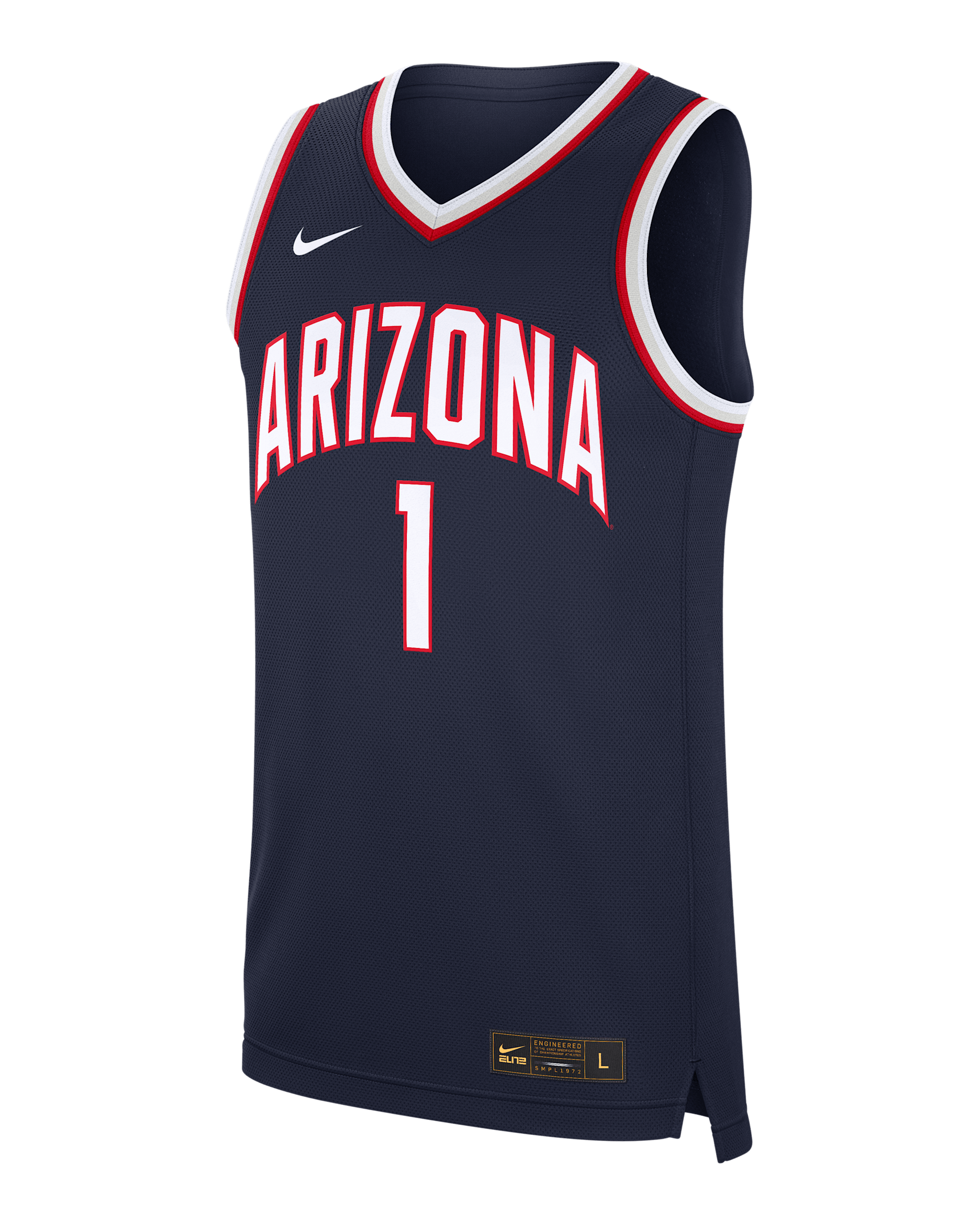 Jersey de básquetbol universitario Nike para hombre Arizona Wildcats Replica - Azul marino universitario