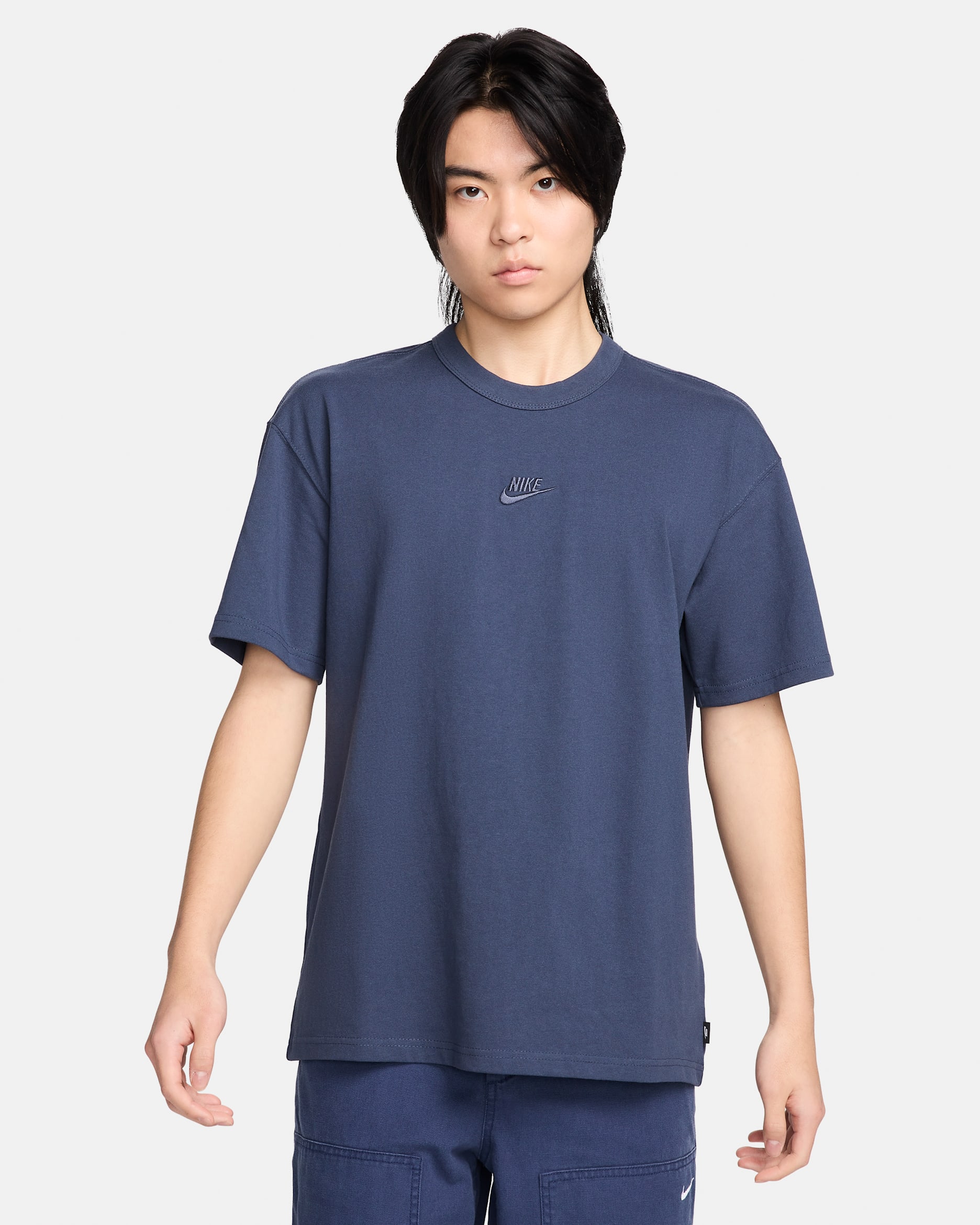 Nike Sportswear Premium Essentials Men's T-Shirt - Thunder Blue