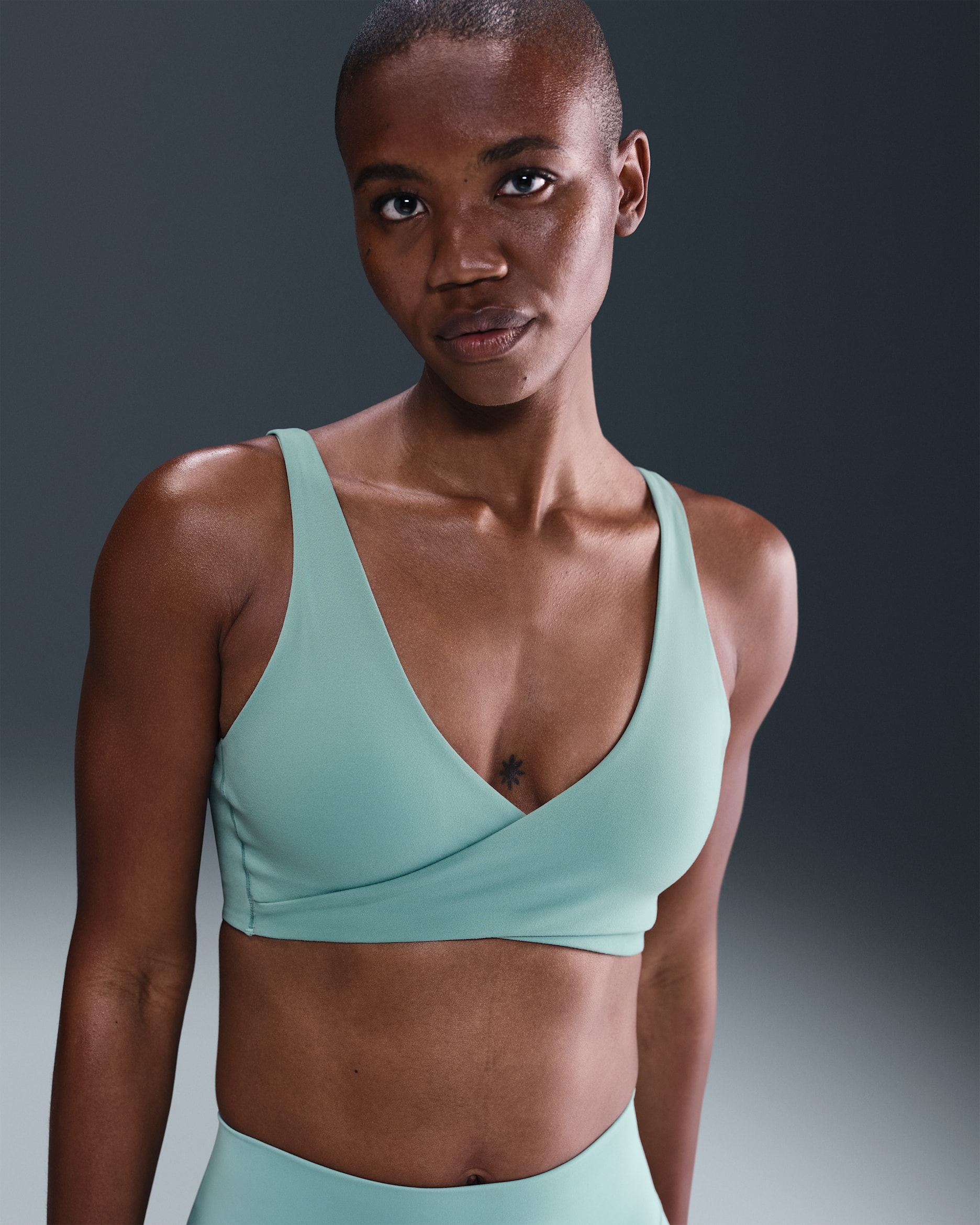 Nike One Women's Light-Support Padded Sports Bra - Cannon/Bicoastal