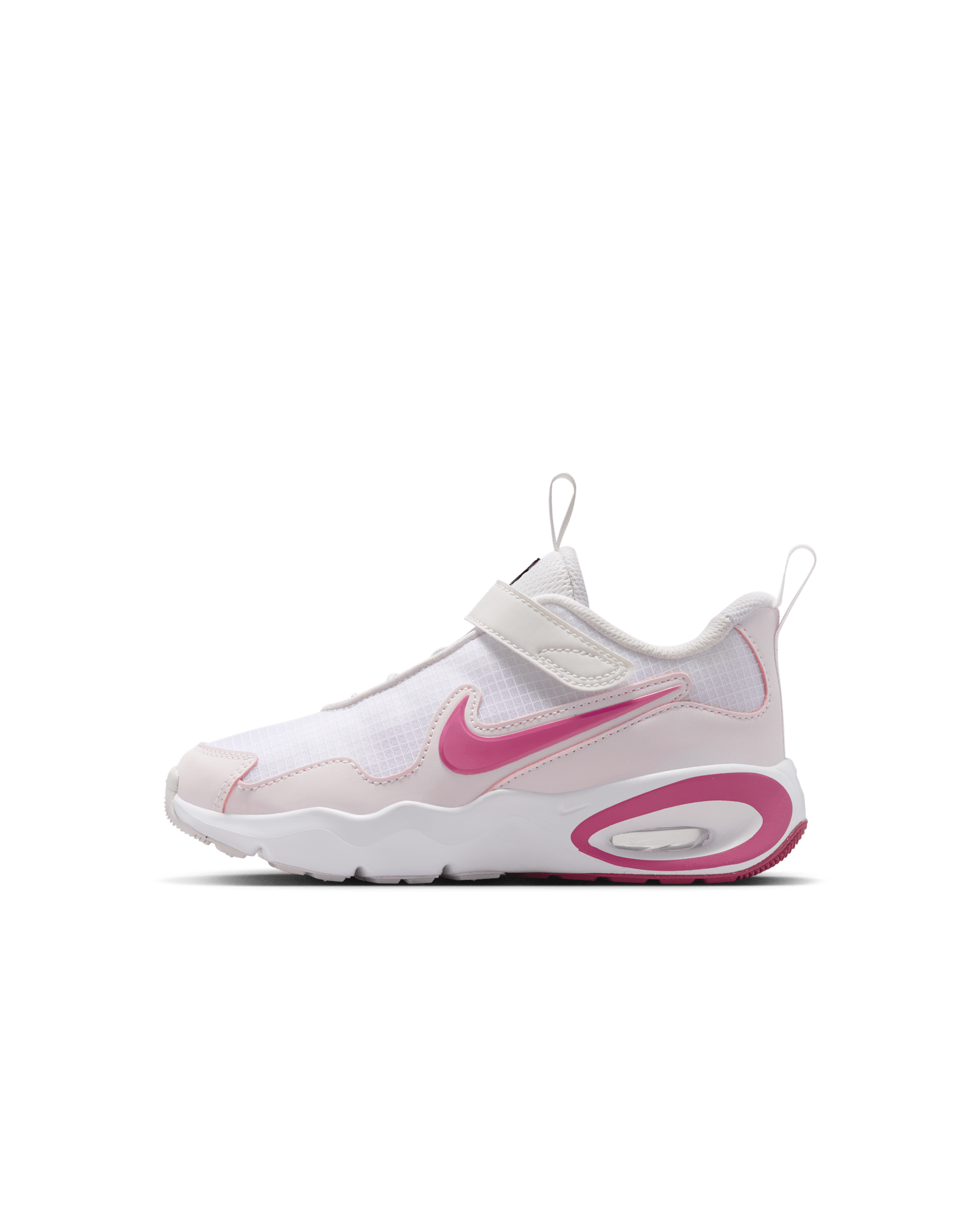 Tenis para niños de preescolar Nike Air Max Nova - Blanco/Violeta claro/Tinte platino/Remolacha dulce