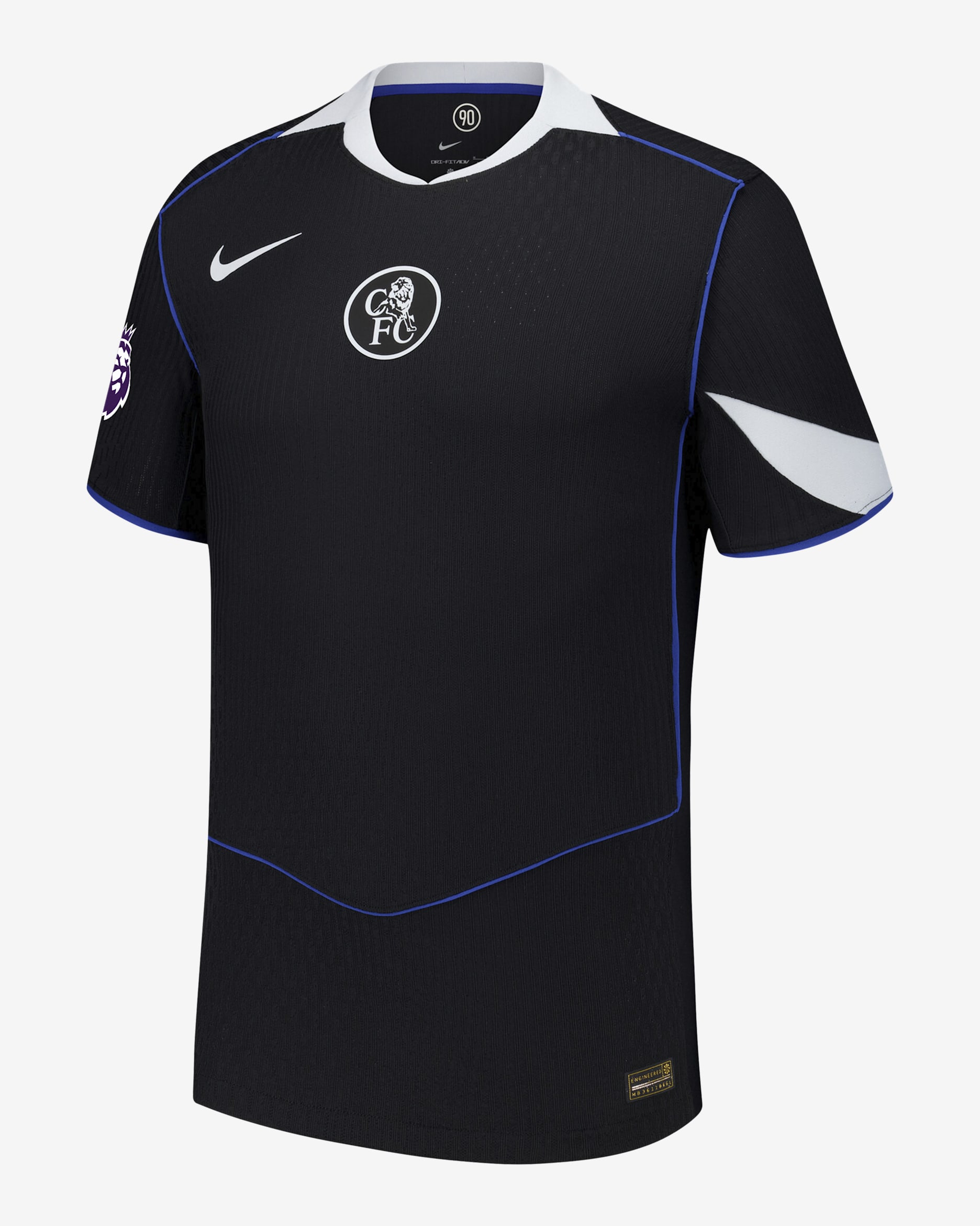 Moisés Caicedo Chelsea 2025/26 Match Third Men's Nike Dri-FIT ADV Soccer Jersey - Black