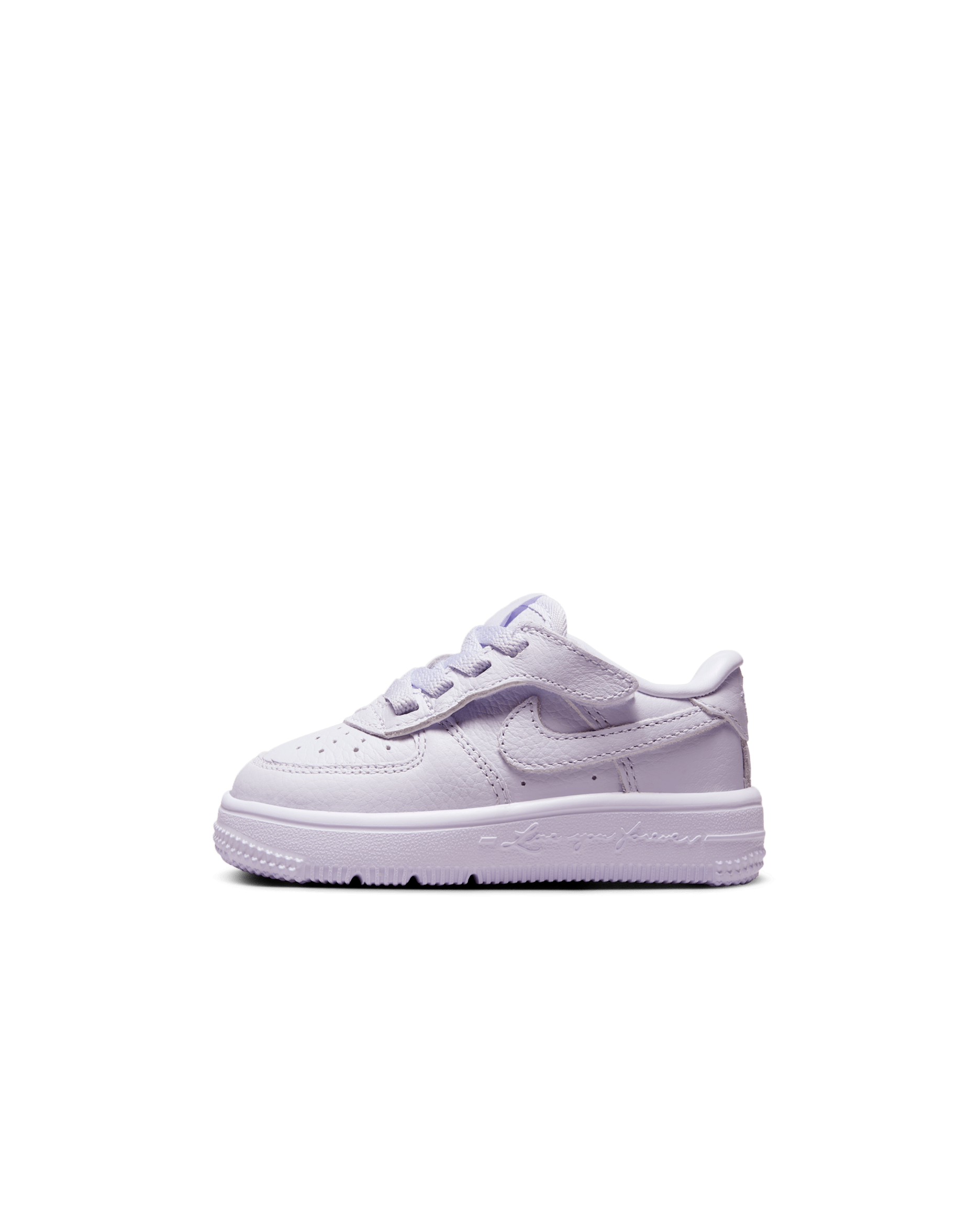 NOCTA Force 1 Low EasyOn Baby/Toddler Shoes - Palest Purple/Metallic Silver/Cobalt Tint