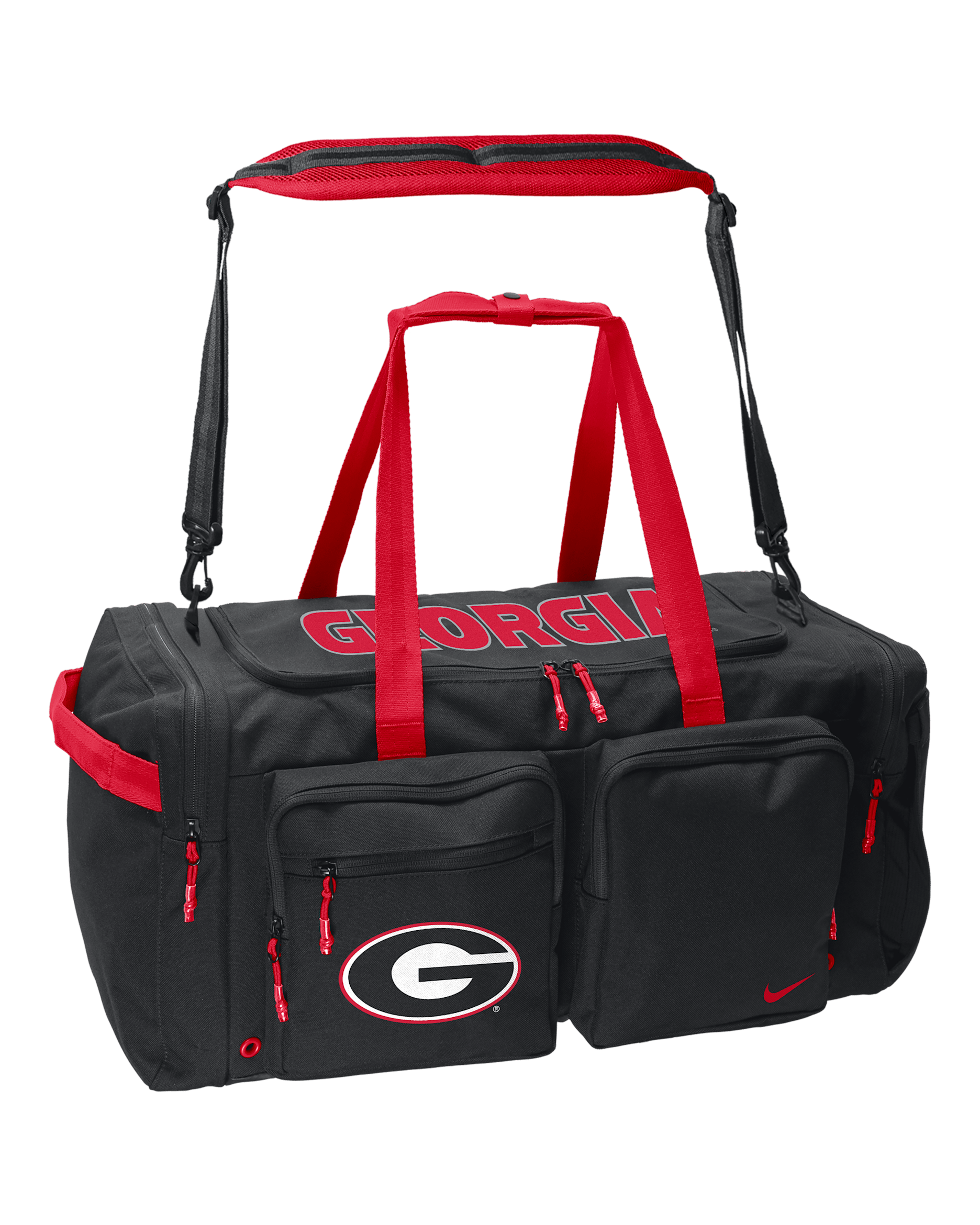 Georgia Utility Power 2.0 Nike College Duffel Bag - Black