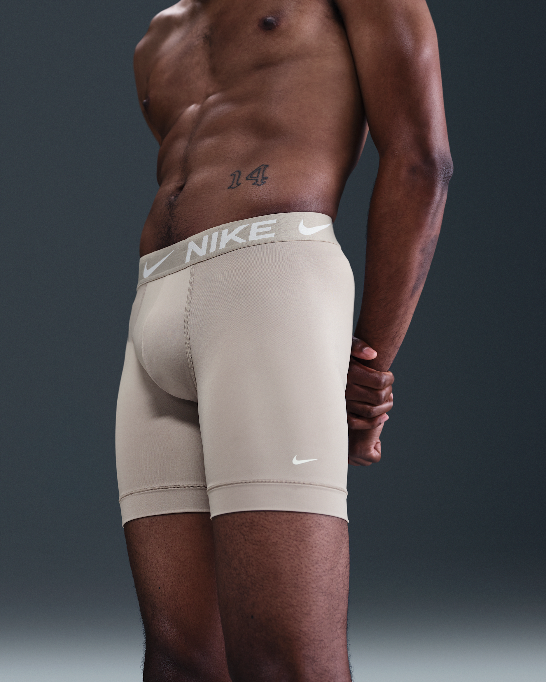 Nike Dri-FIT Essential Micro Long Boxer Briefs (3-Pack)