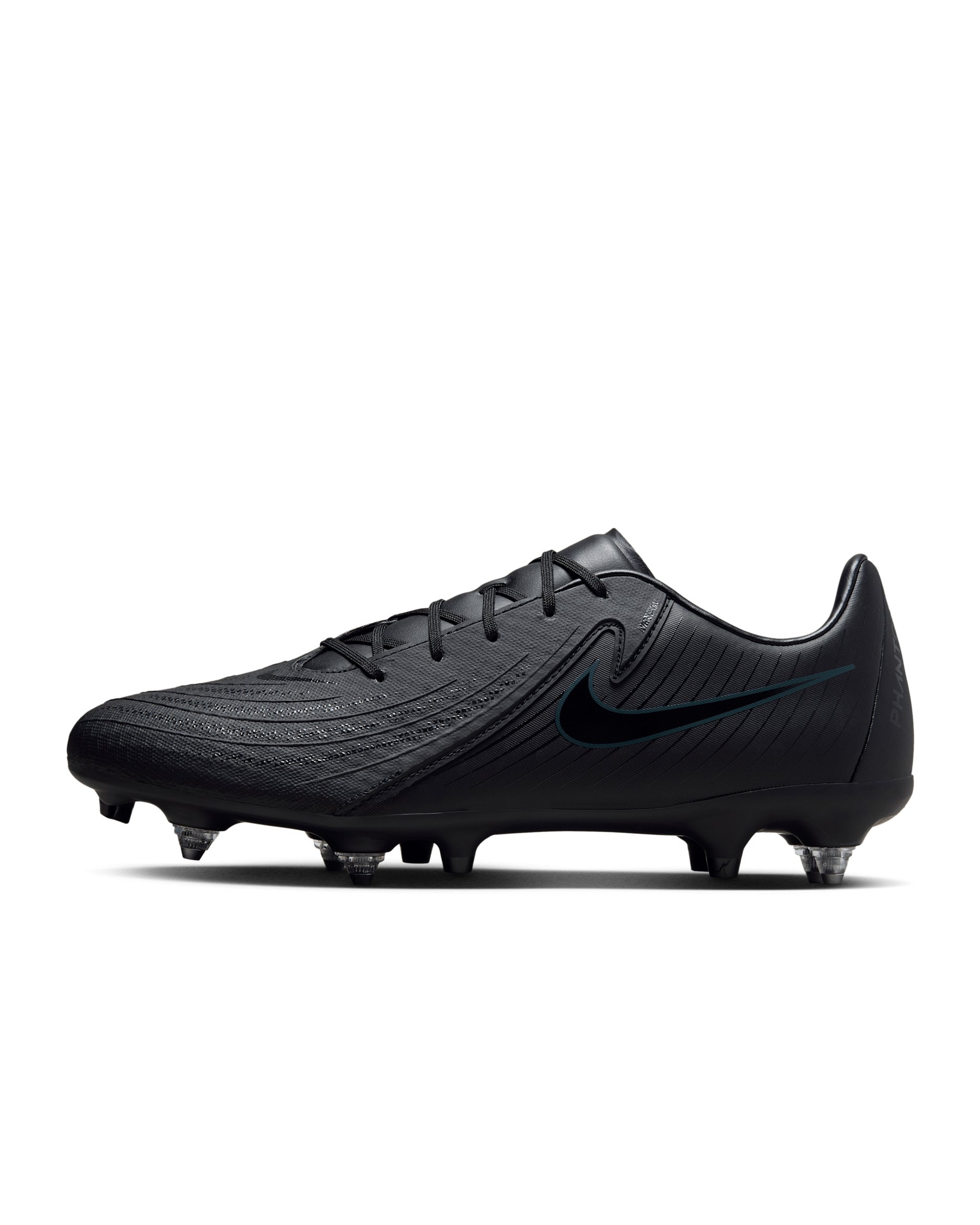 Nike Phantom GX 2 Academy Soft-Ground Low-Top Football Boot - Black/Deep Jungle/Black