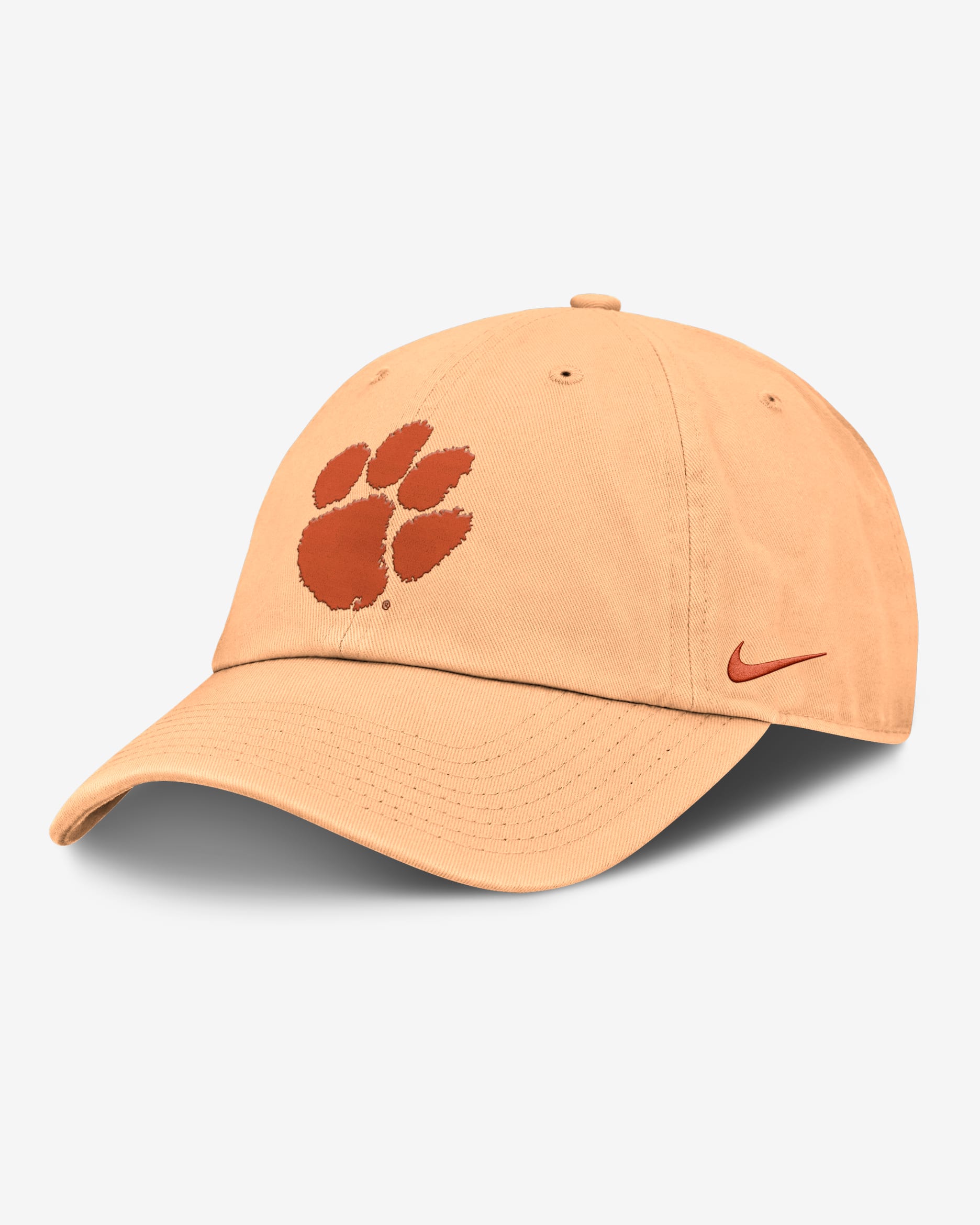 Clemson Primetime Campus Club Toned Men's Nike College Adjustable Hat - Orange