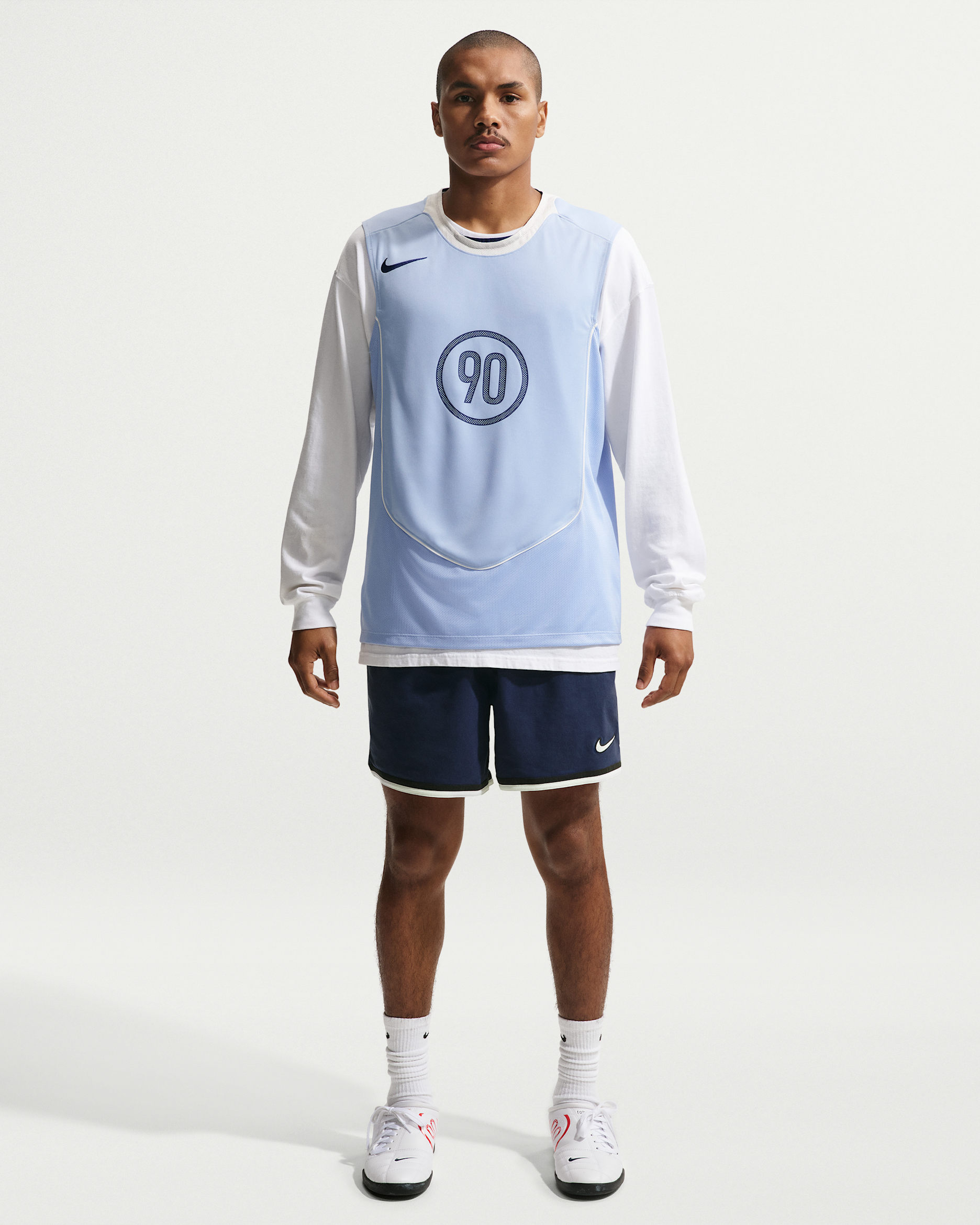 Nike Men's Dri-FIT 5" Soccer Shorts - Midnight Navy/Midnight Navy/Pink Foam/Court Blue