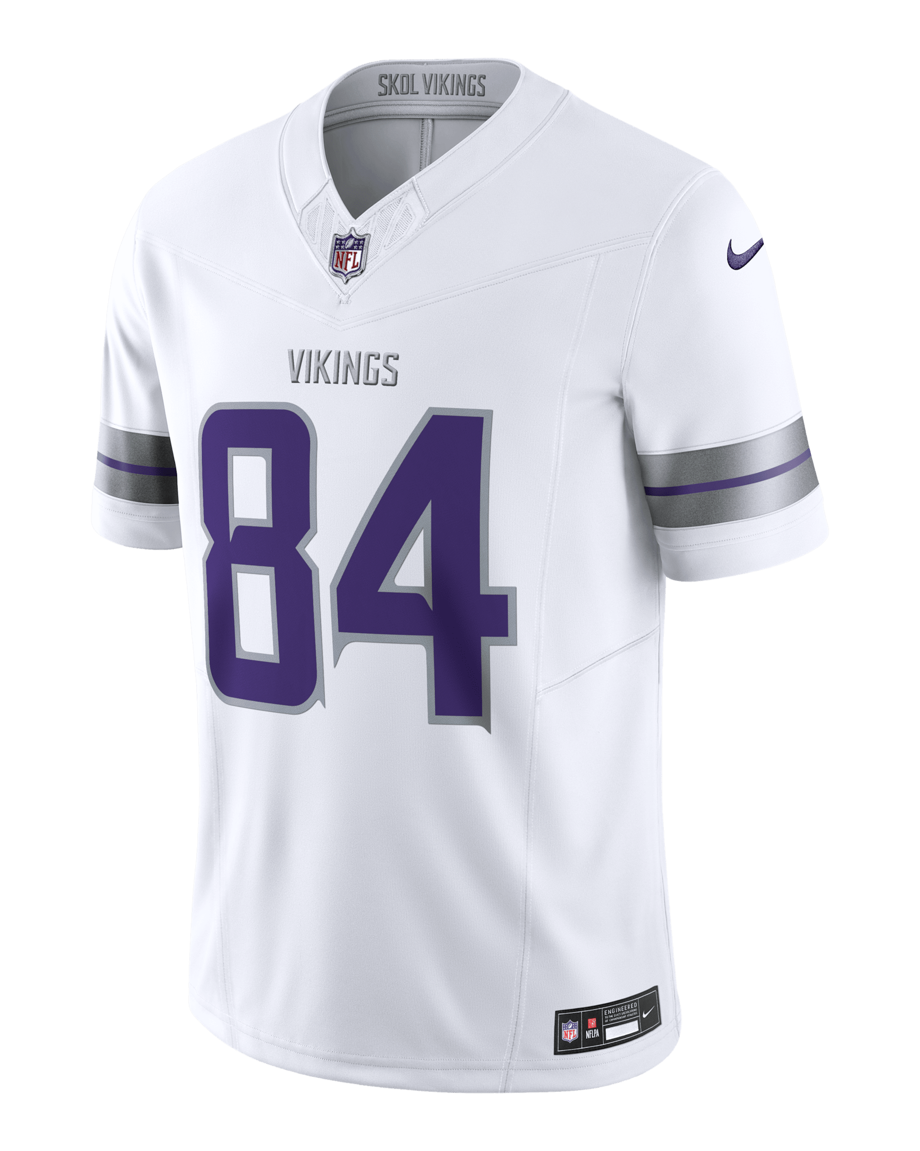 Jersey de fútbol americano de la NFL Nike Dri-FIT Limited para hombre Randy Moss Minnesota Vikings - Blanco