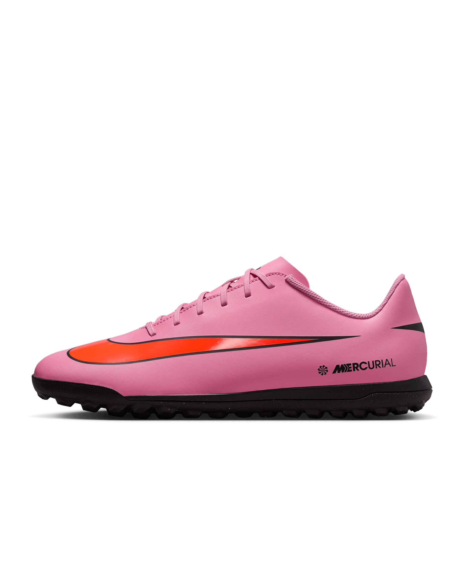 Nike Mercurial Vapor 16 Club TF Low-Top Fußballschuh - Magic Flamingo/Total Crimson/Schwarz
