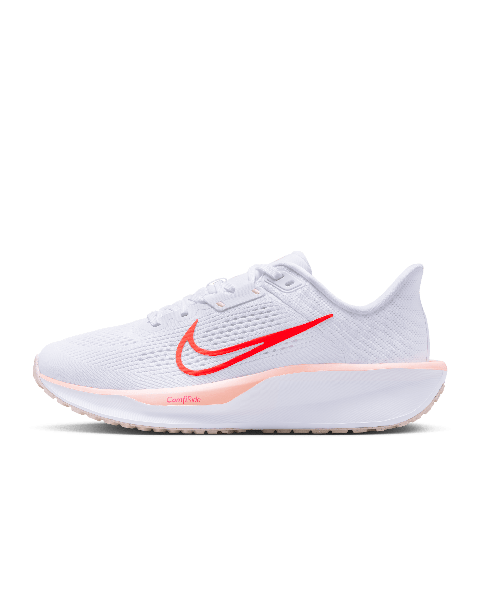 Nike Quest 6 Women's Road Running Shoes - White/Washed Coral/Summit White/Bright Crimson