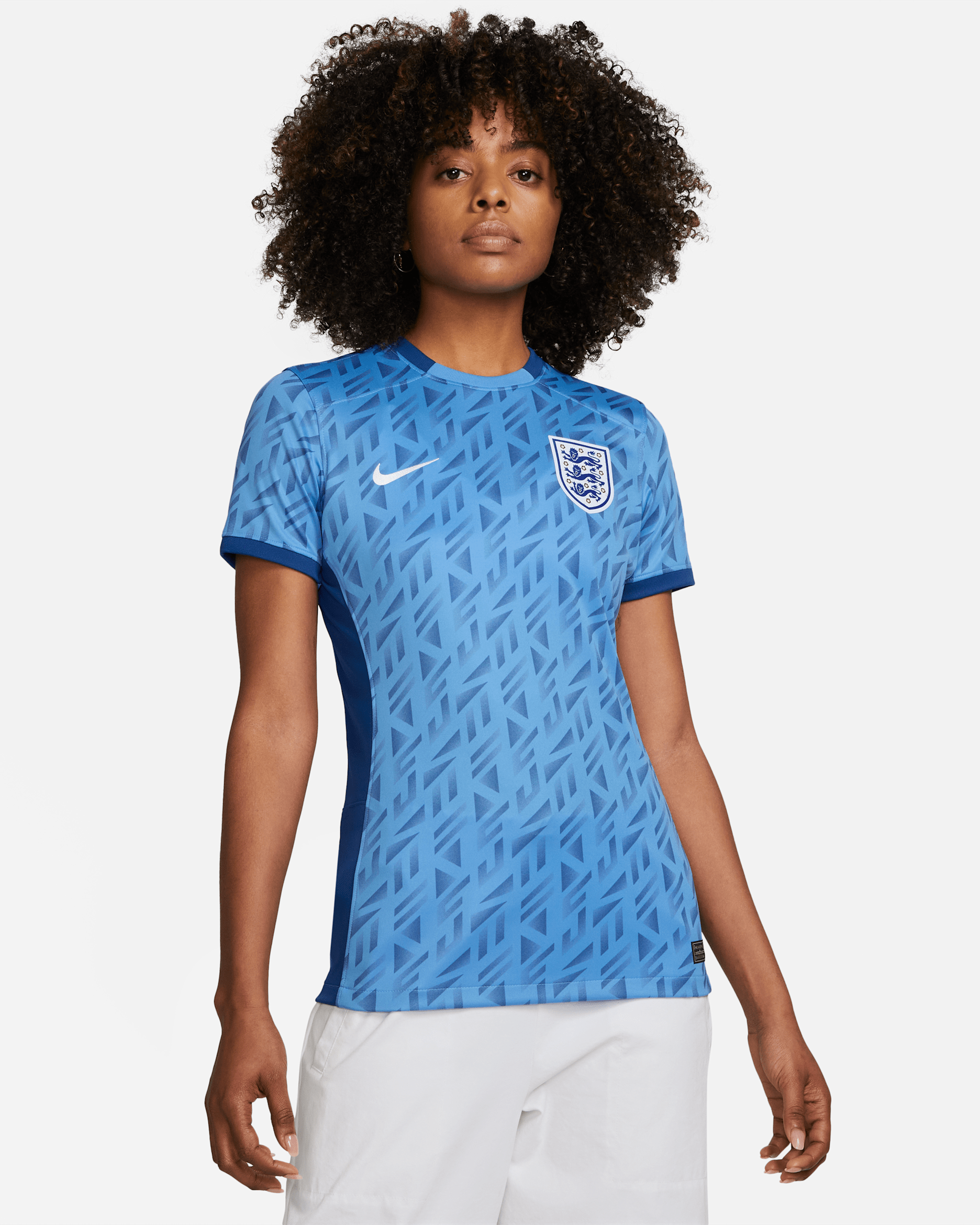 England 2023 Stadium Away Women's Nike Dri-FIT Football Shirt - Coast/Gym Blue/White