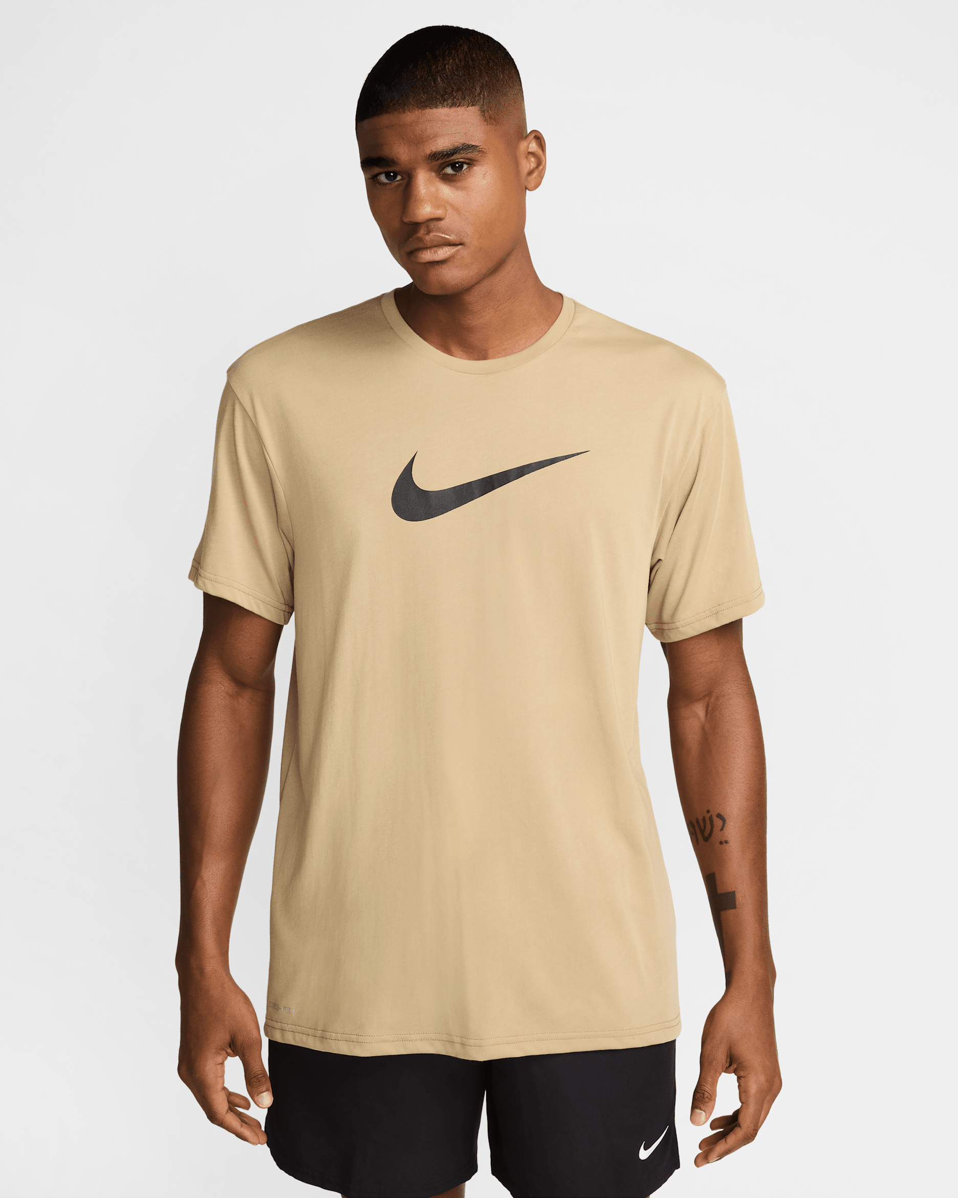 Nike Swim Hydroguard Men's Short-Sleeve Top - Parachute Beige