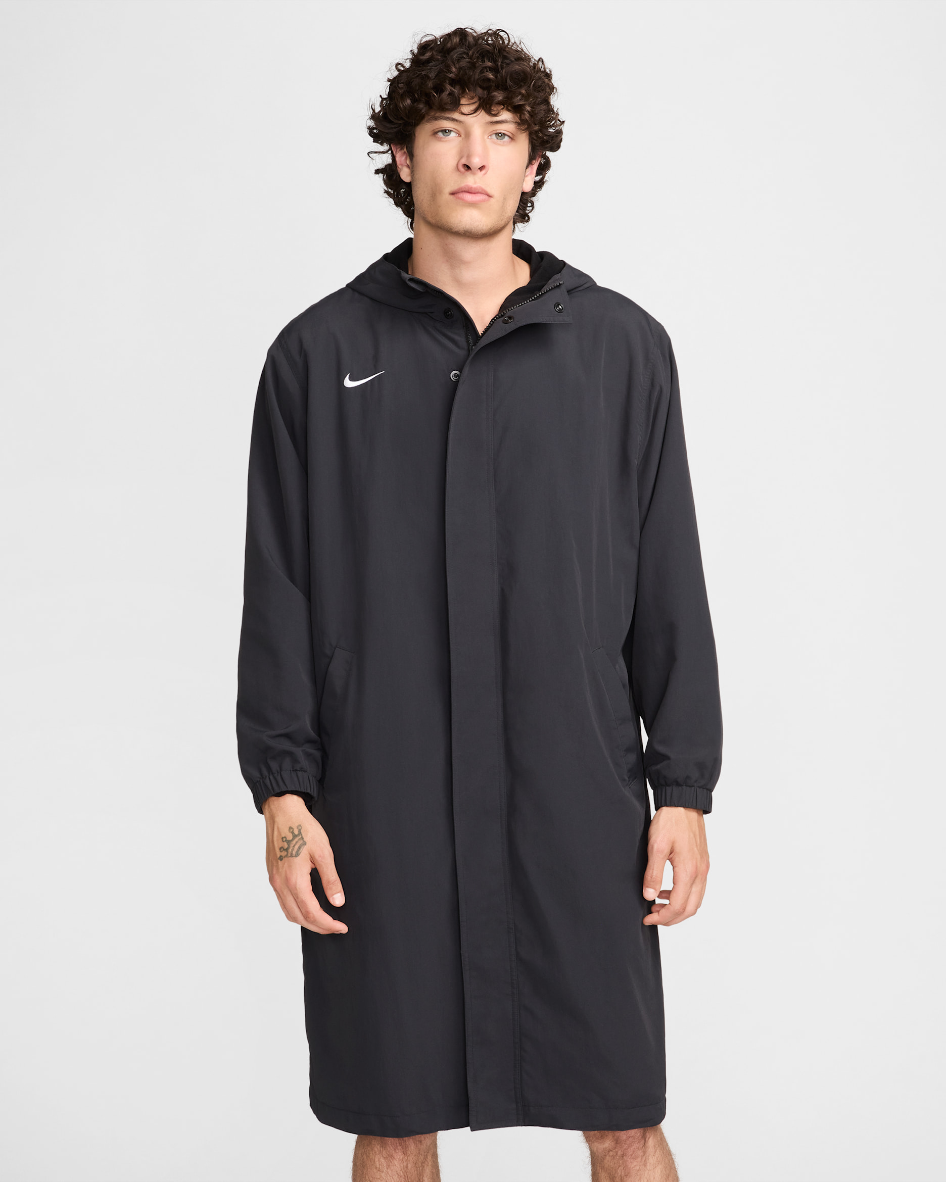 Parka de natación Nike - Negro/Blanco