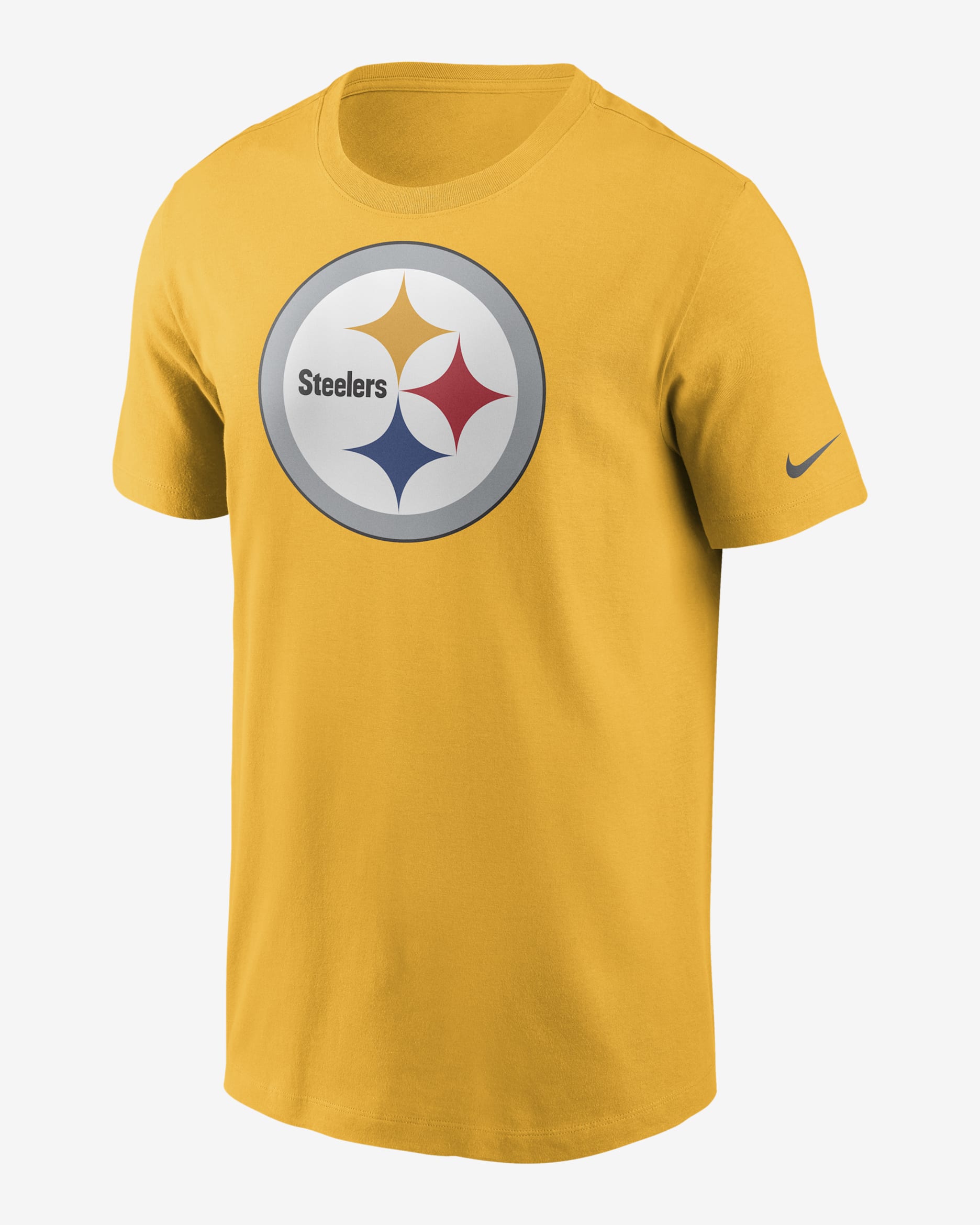 Playera para hombre Nike Logo Essential (NFL Pittsburgh Steelers) - Oro universitario