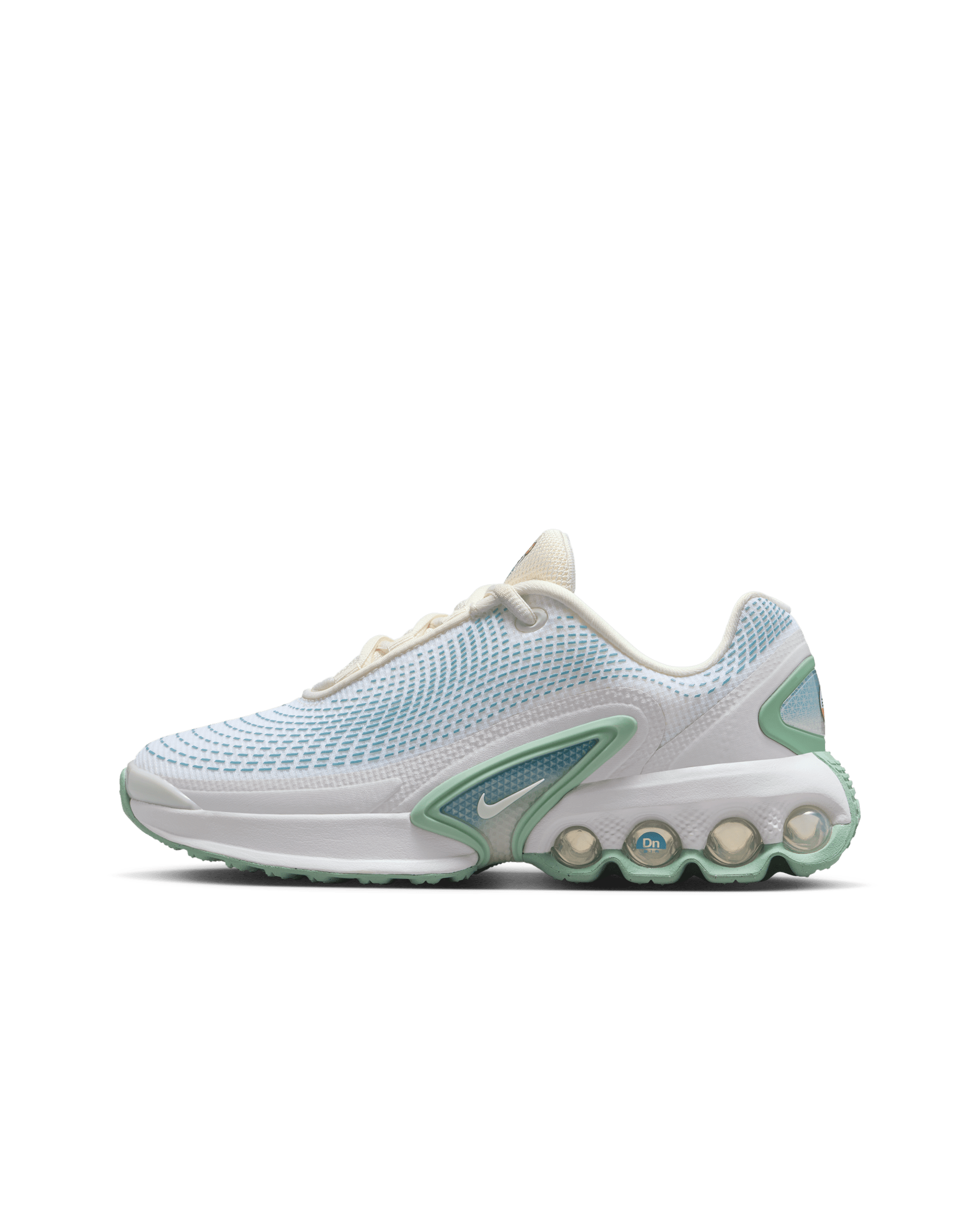 Nike Air Max Dn Older Kids' Shoes - Soft Pearl/Vast Grey/Denim Turquoise/Soft Pearl