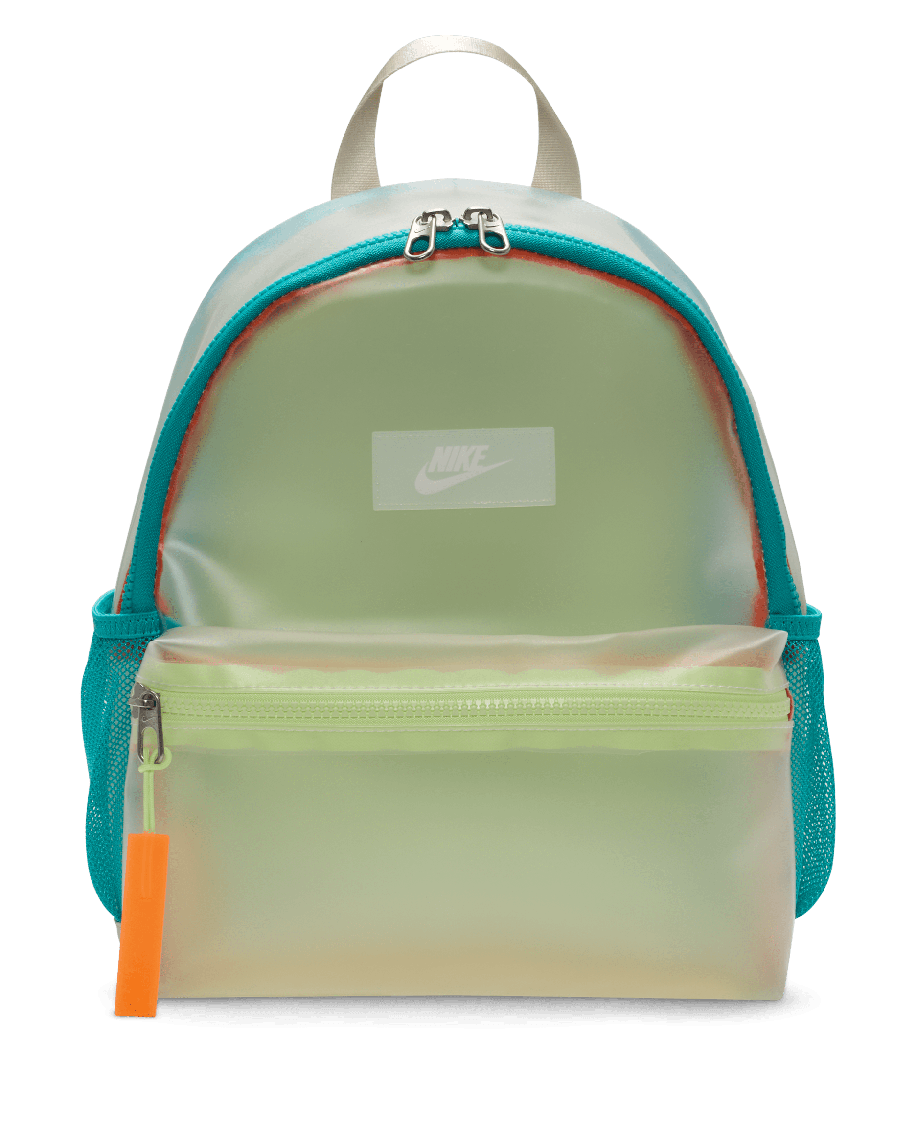 Nike Brasilia JDI Mini Backpack (11L) - Clear/Light Bone/White