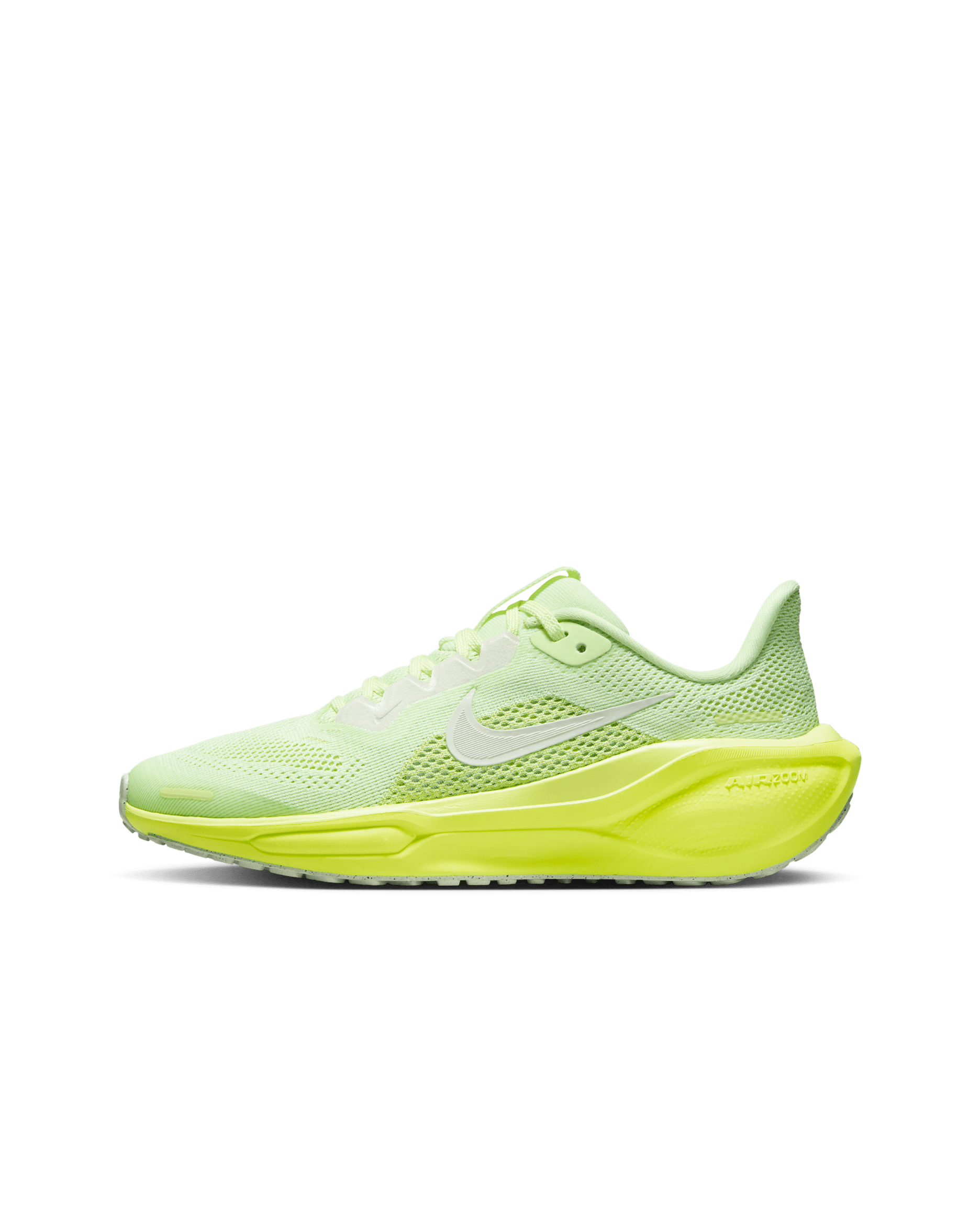 Nike Pegasus 41 Big Kids' Road Running Shoes - Barely Volt/Limelight/Light Silver/Sail