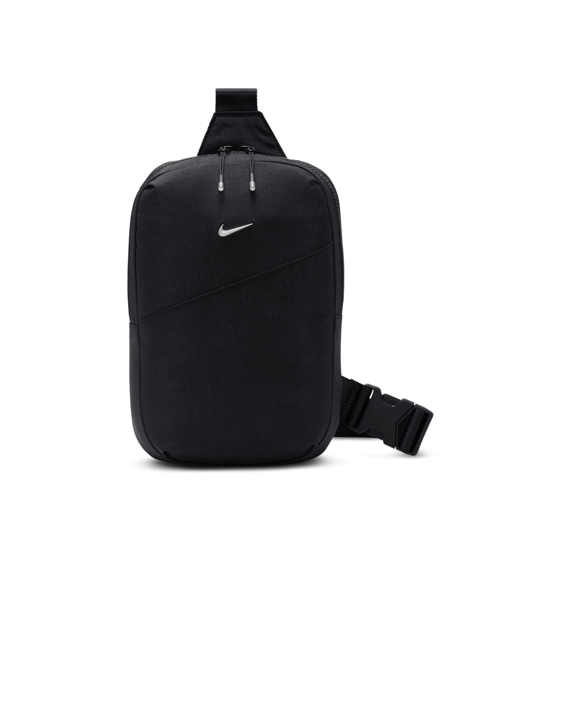 Nike Aura Cross-Body Bag (5L) - Black/Black/Matte Silver