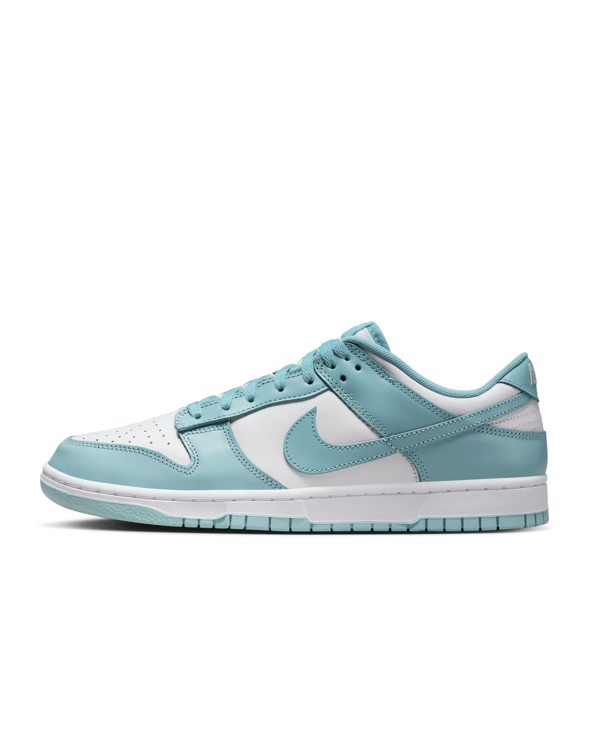 Tenis para hombre Nike Dunk Low Retro - Blanco/Denim turquesa