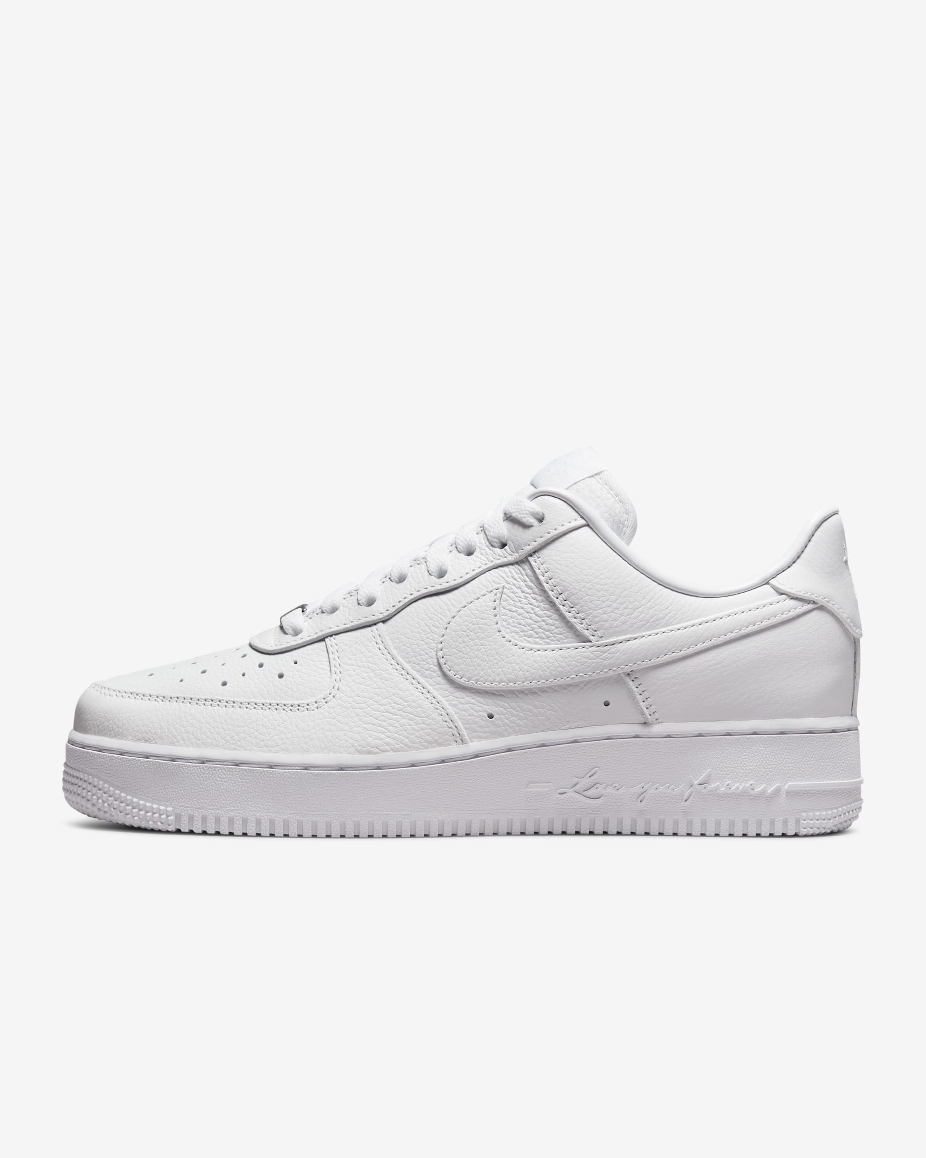 Sapatilhas NOCTA Air Force 1 Low para homem - Branco/Branco/Cobalt Tint/Branco