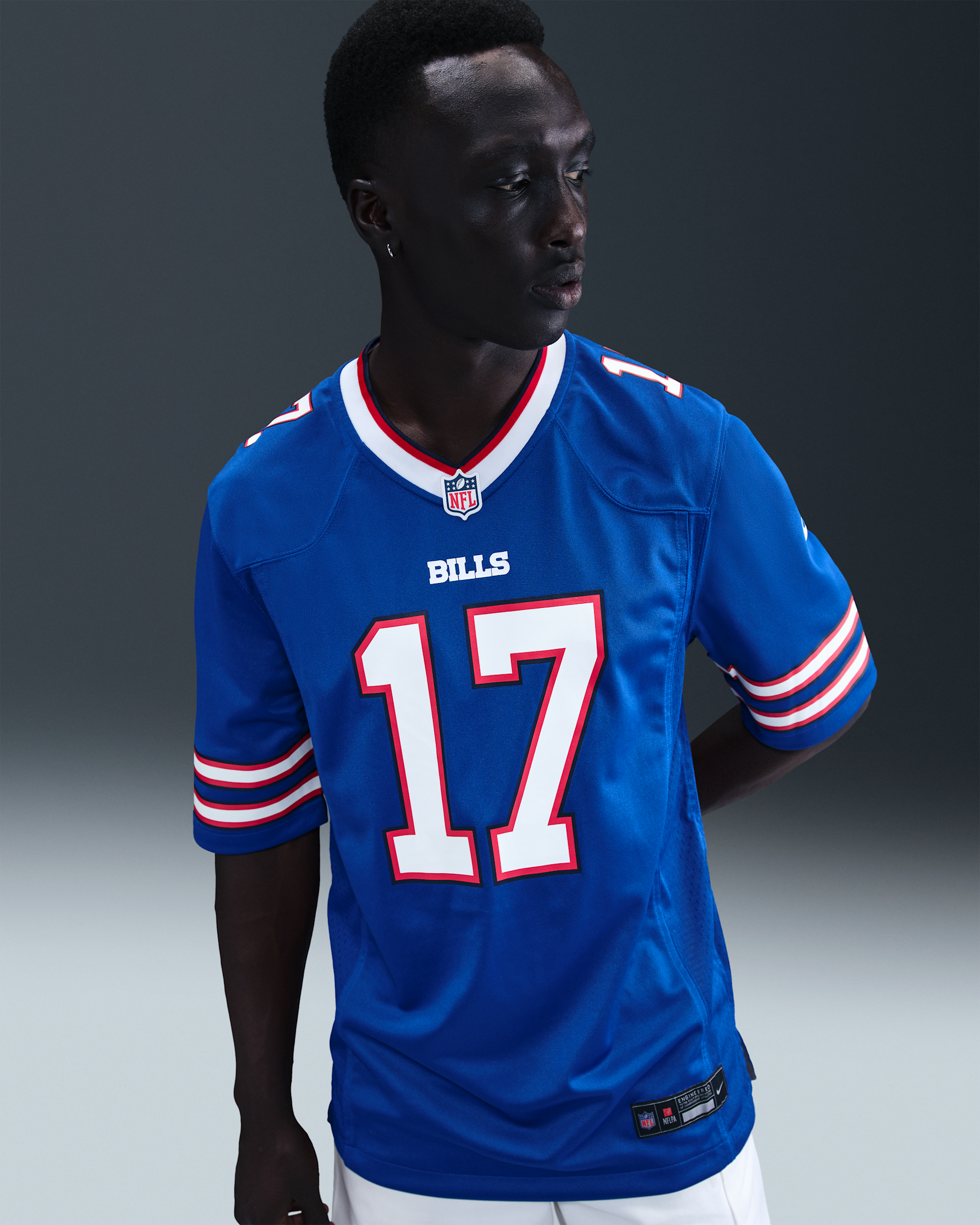 NFL Buffalo Bills (JOSH ALLEN) Men's Game American Football Jersey - Old Royal