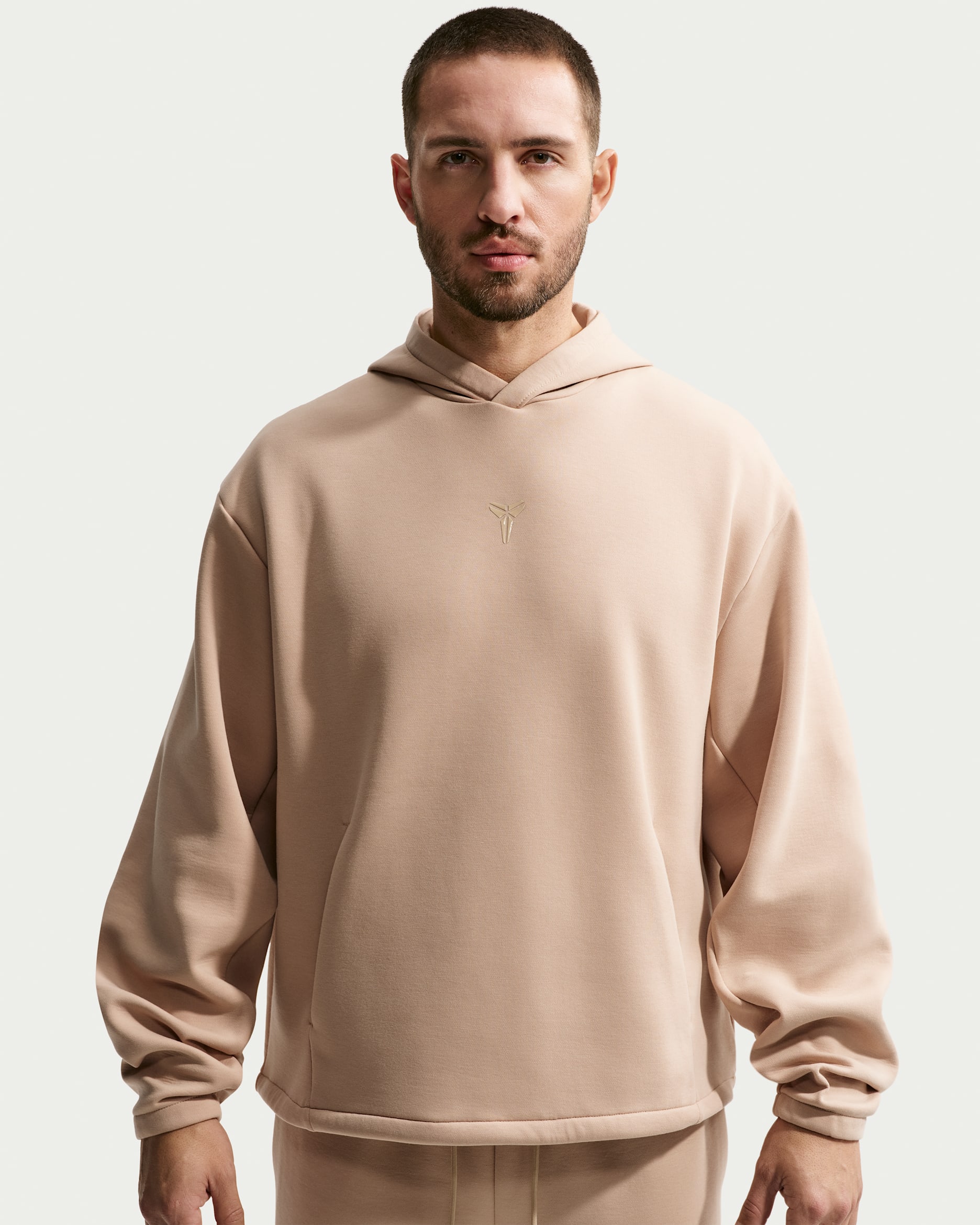 Kobe Men's Nike Dri-FIT Pullover Basketball Hoodie - Linen/Linen