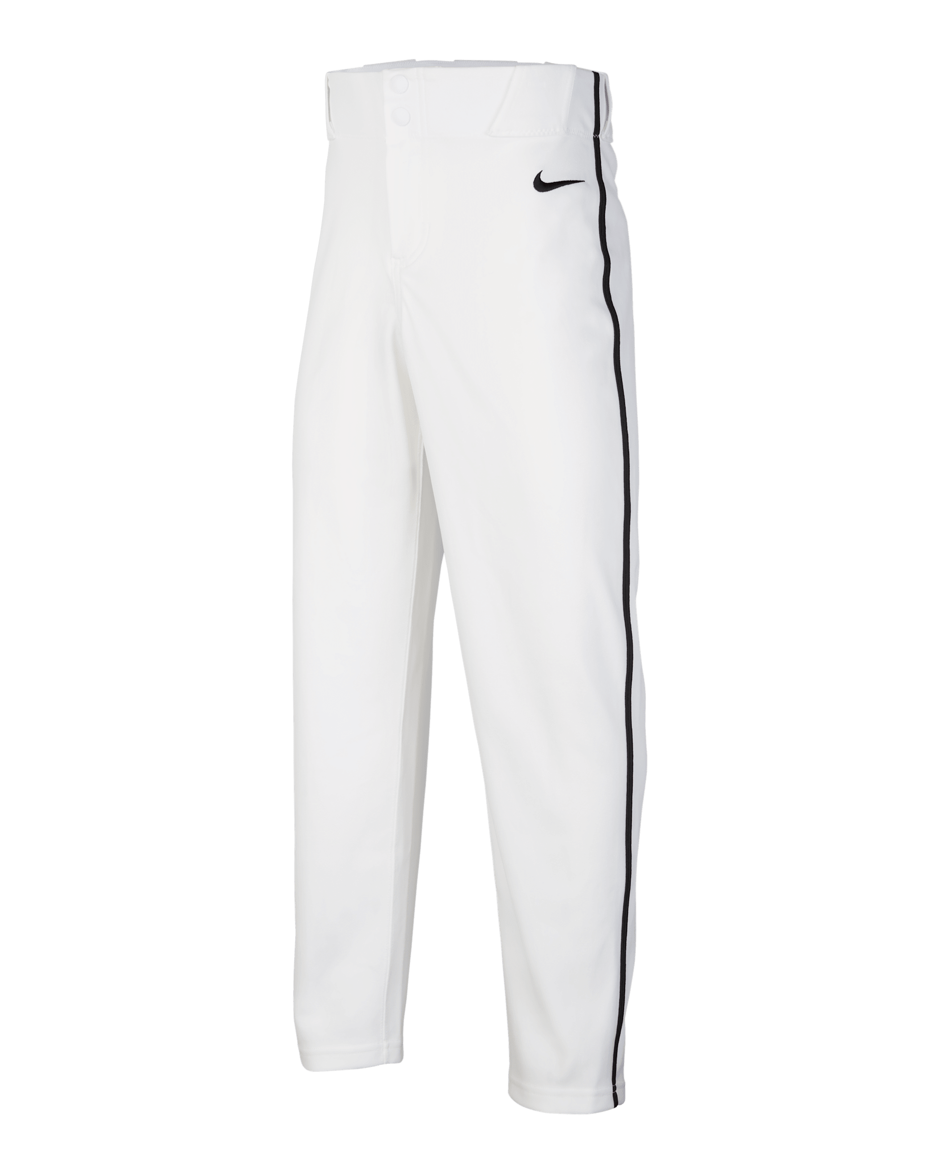 Pants de béisbol entubados para niños talla grande Nike Vapor Select 2 - Blanco/Negro/Negro