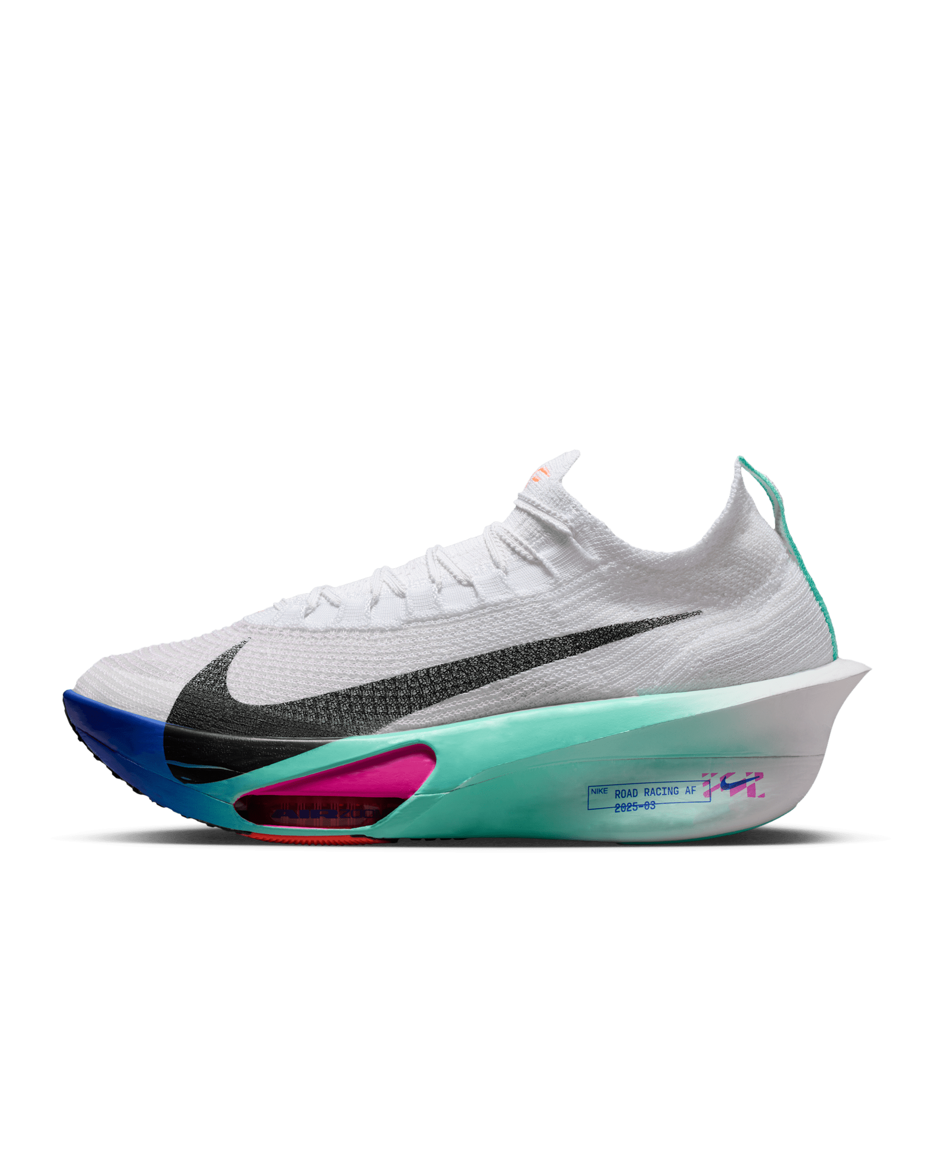 Nike Alphafly 3 Men's Road Racing Shoes - White/Hyper Turquoise/Concord/Black