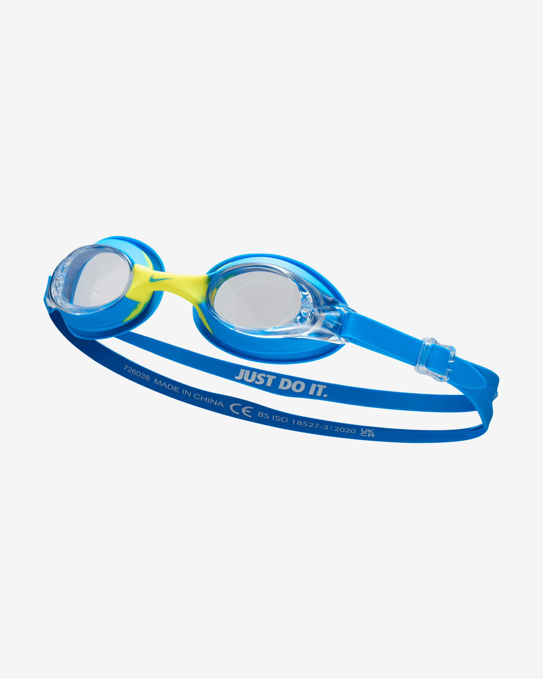 Goggles de natación para niños talla pequeña Nike Swim - Azul foto/Transparente/Azul foto/Azul foto