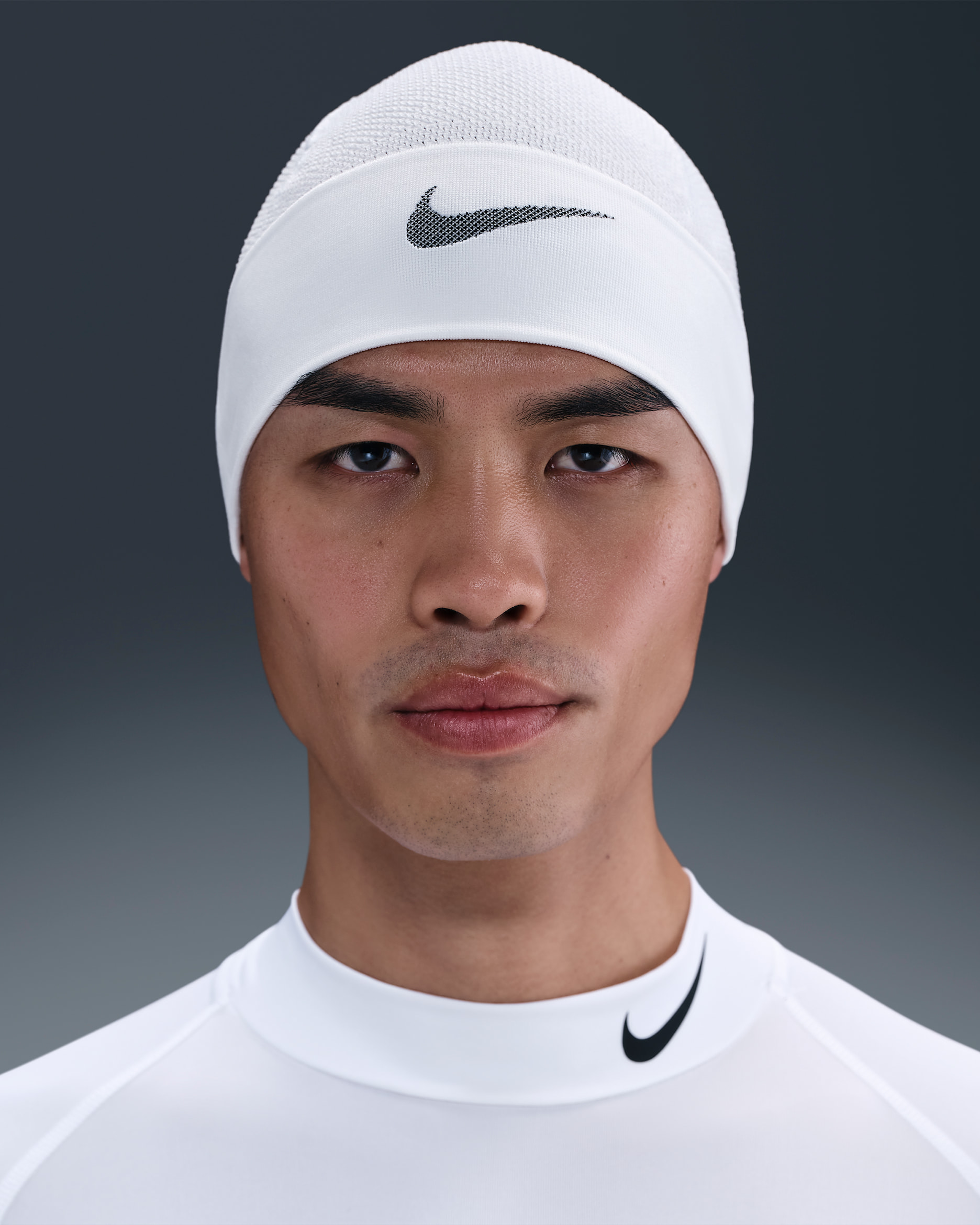 Nike Dri-FIT Skull Cap - White/Black