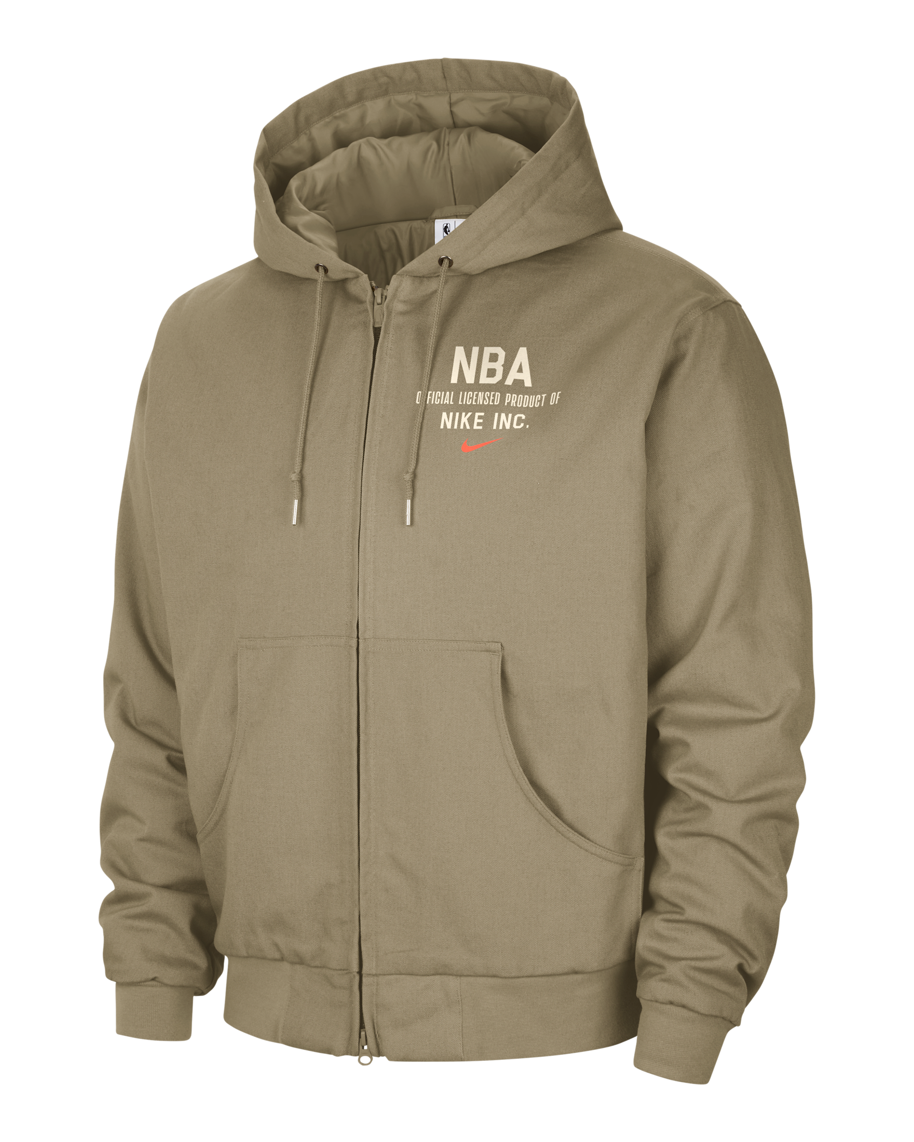 Team 31 Men's Nike NBA Jacket - Neutral Olive/Hyper Crimson/Antique Brass/Hyper Crimson
