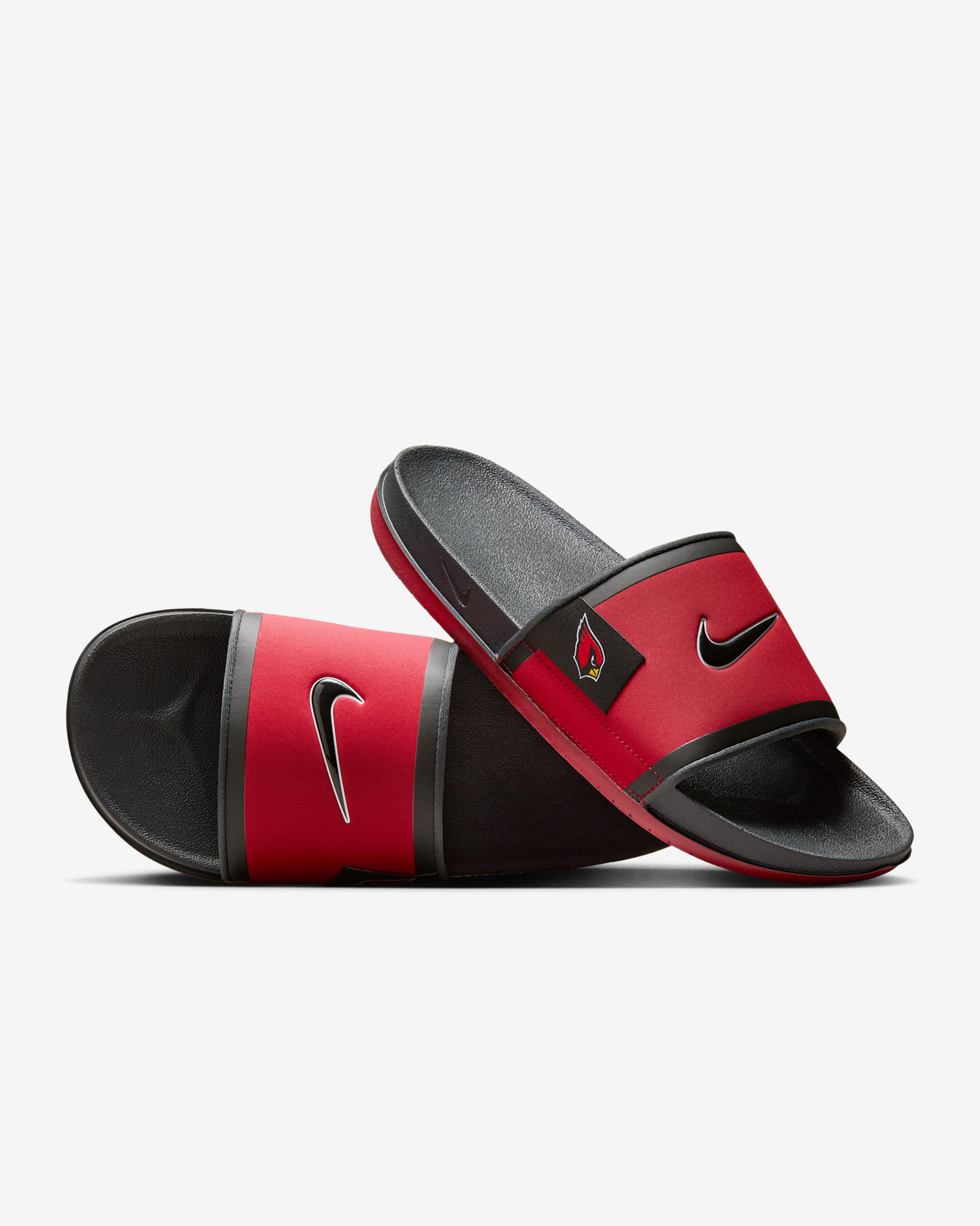 Nike Offcourt (Arizona Cardinals) Offcourt Slides - Tough Red/Dark Smoke Grey/Black