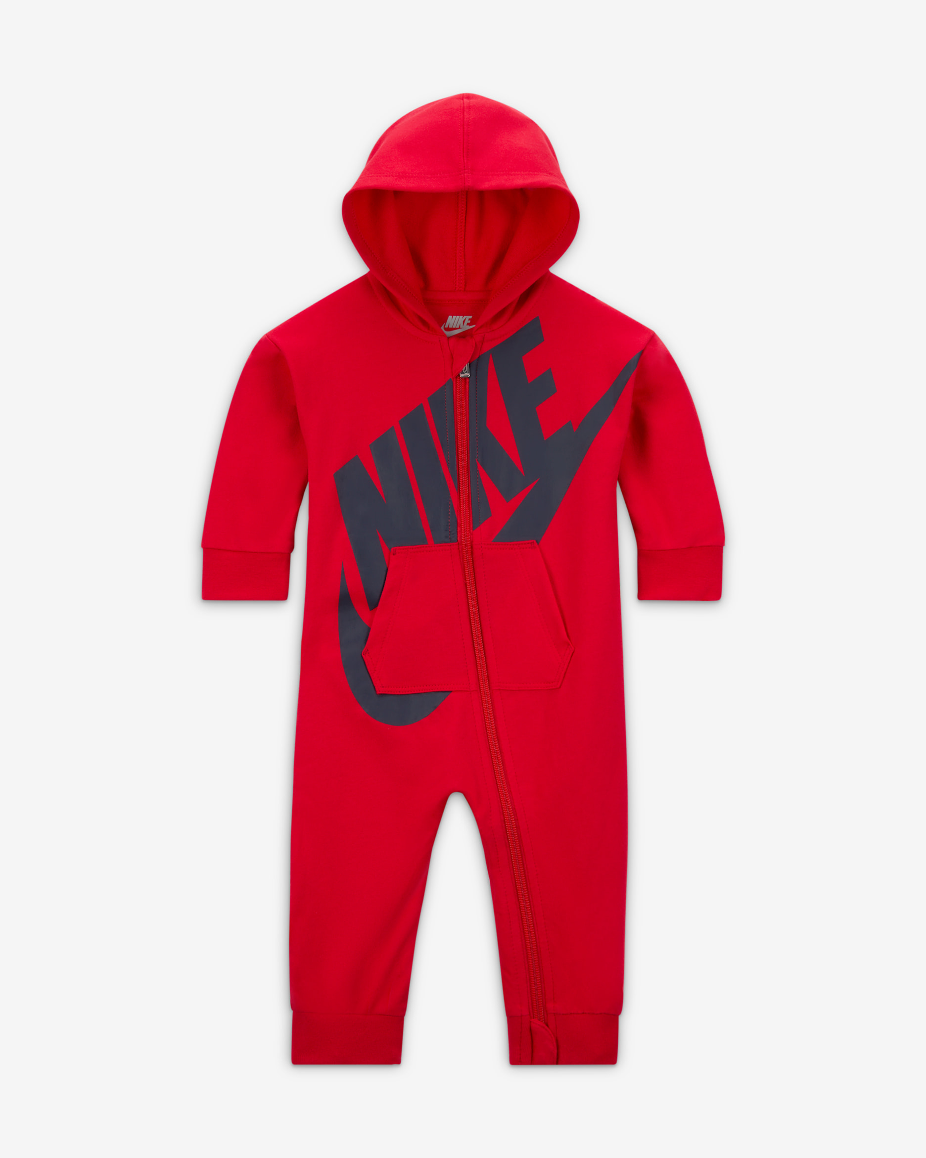 Combinaison à zip Nike pour bébé (0-12 mois) - University Red